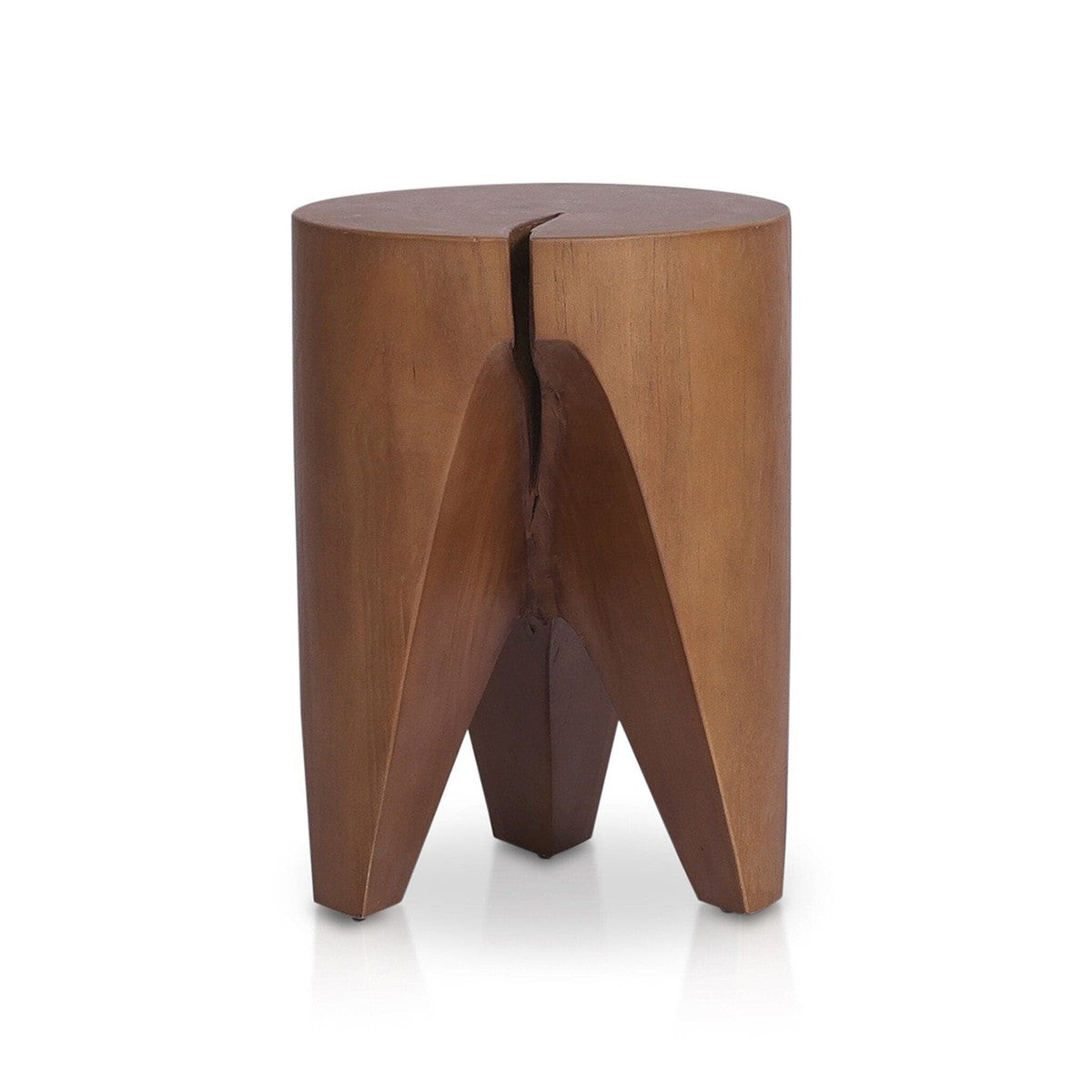 Petros Outdoor End Table - Natural Teak