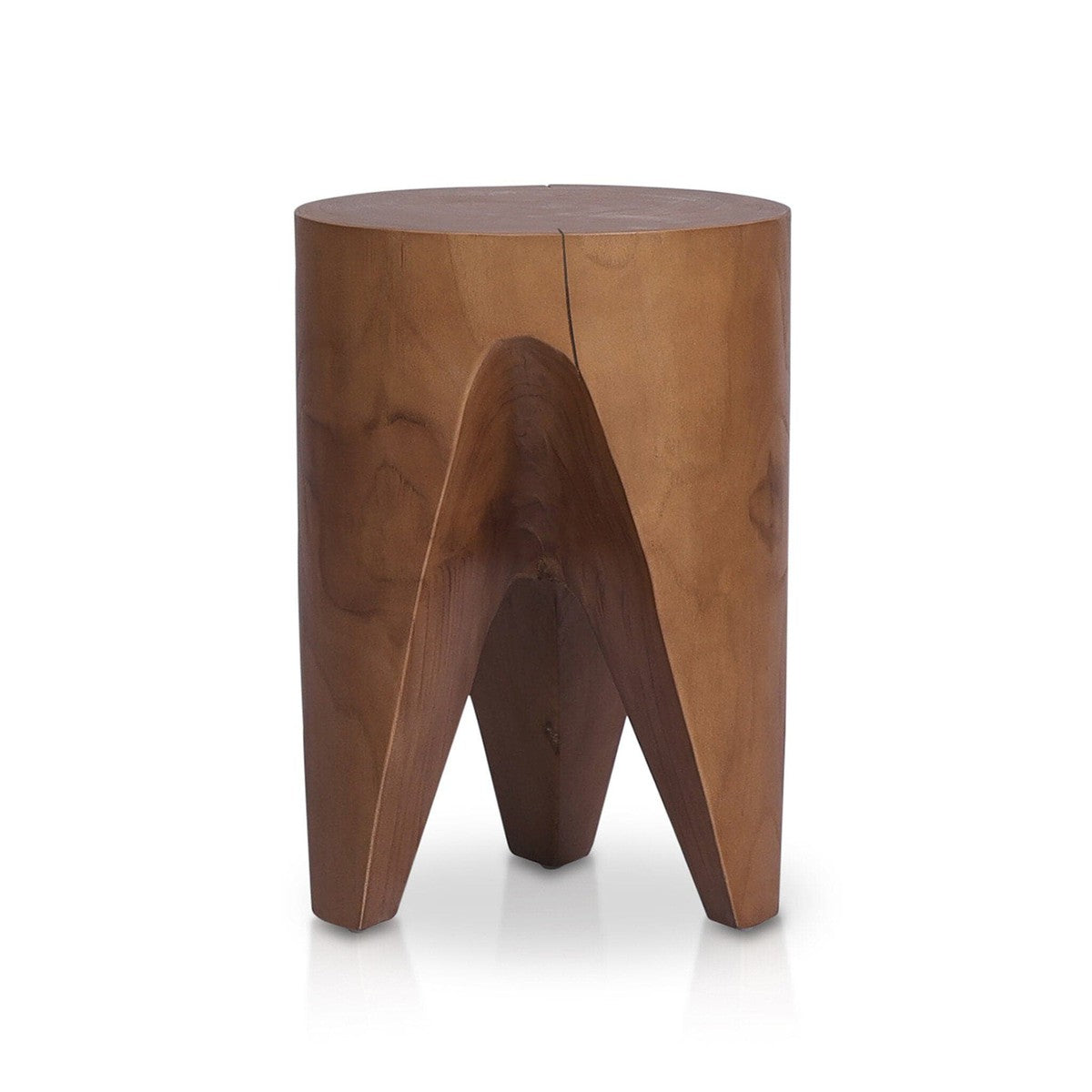 Petros Outdoor End Table - Natural Teak