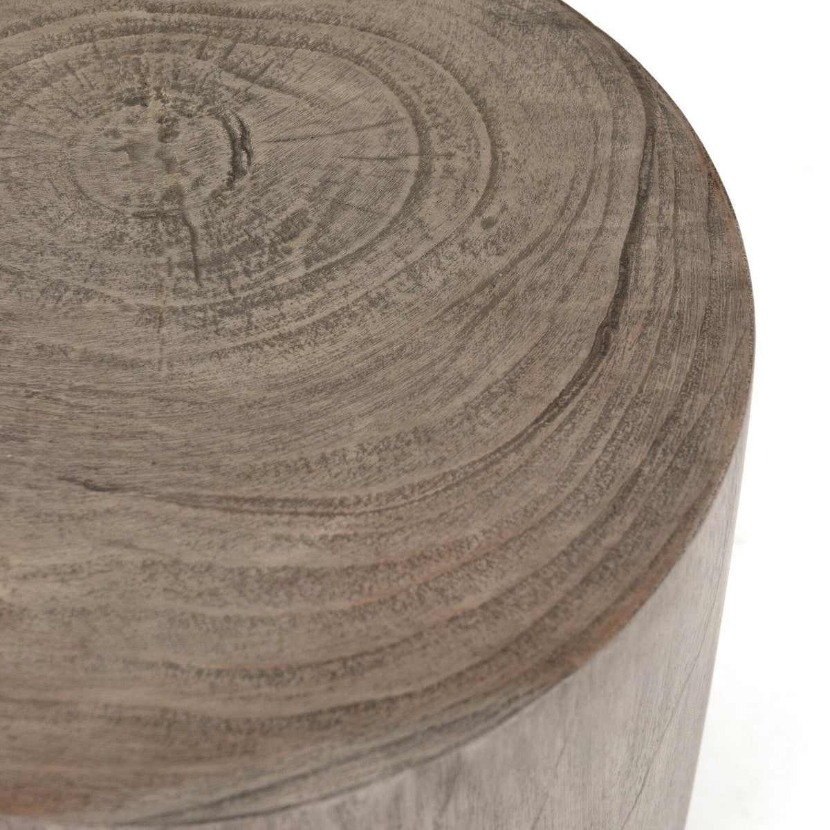 Petros Outdoor End Table - Weathered Grey Teak