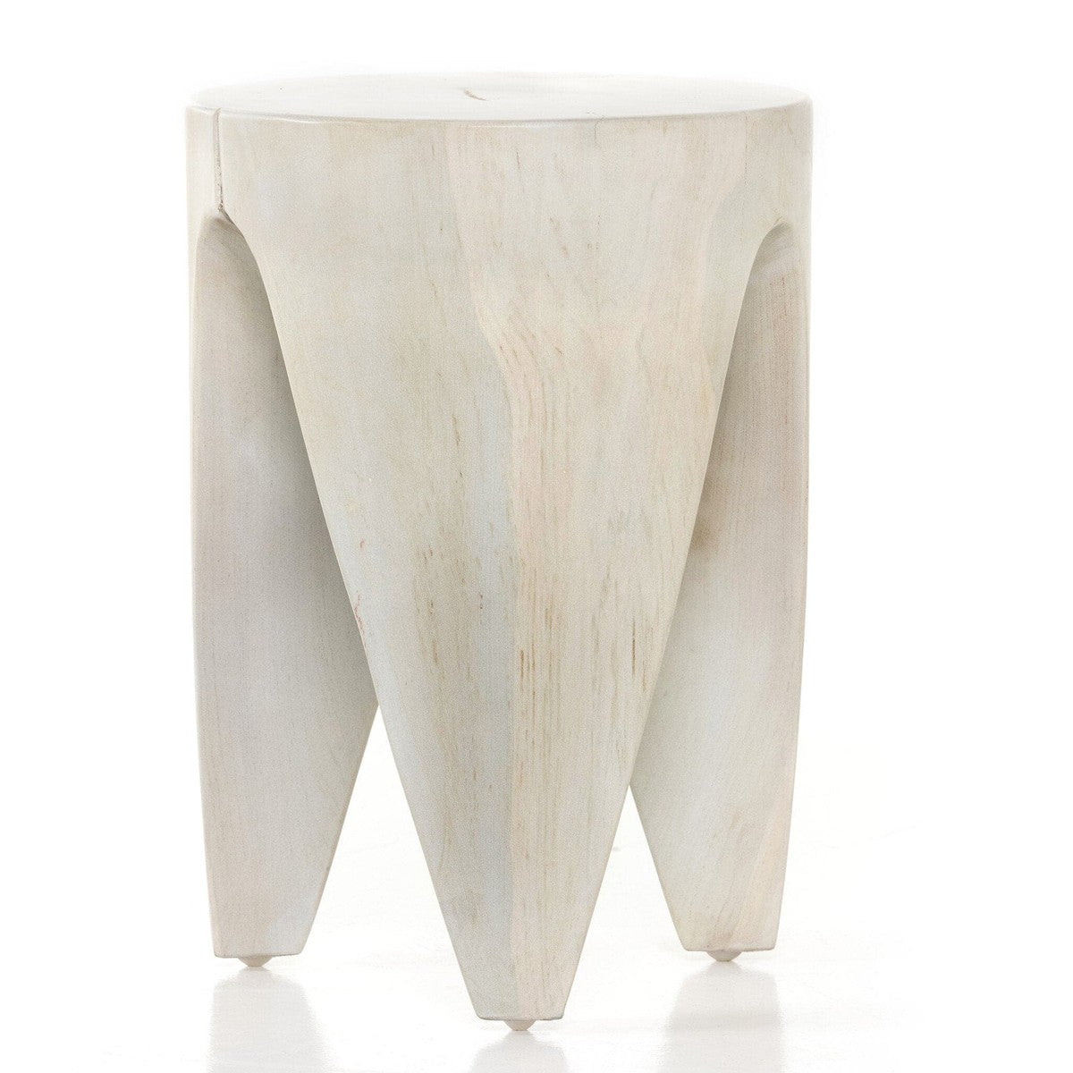 Petros Outdoor End Table - Ivory Teak