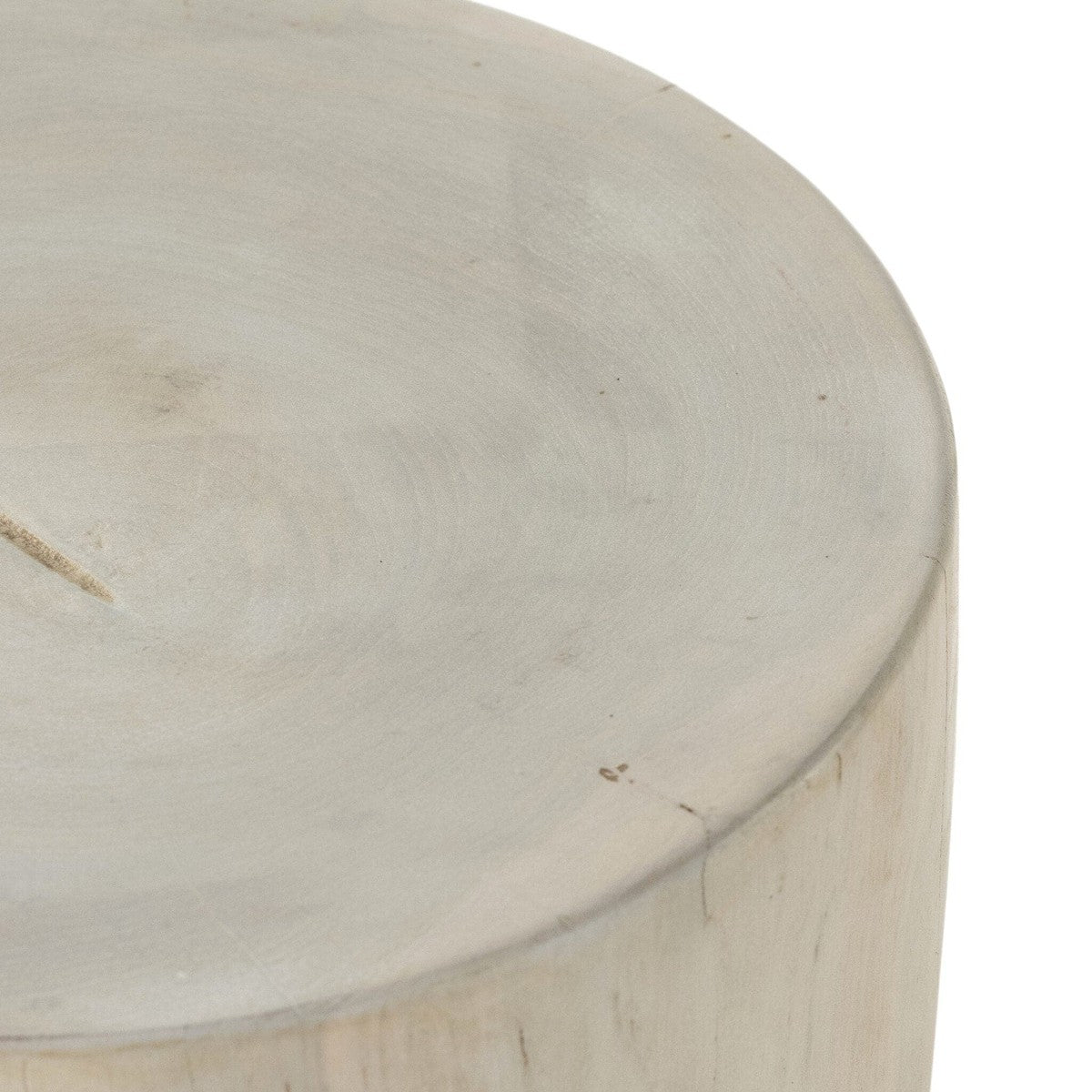 Petros Outdoor End Table - Ivory Teak