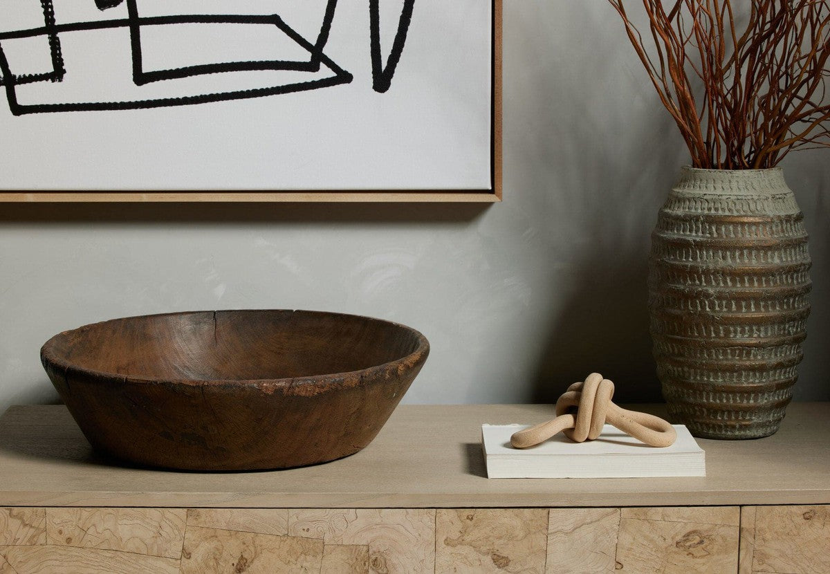 Found Wooden Bowl - Reclaimed Natural