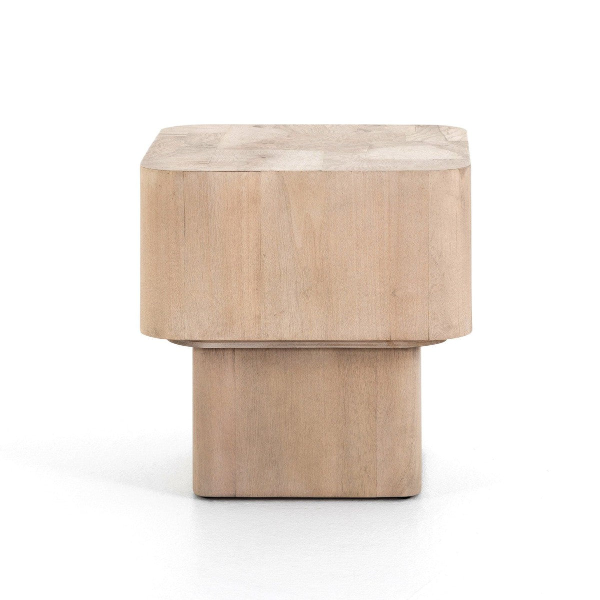 Blanco End Table - Bleached Burl