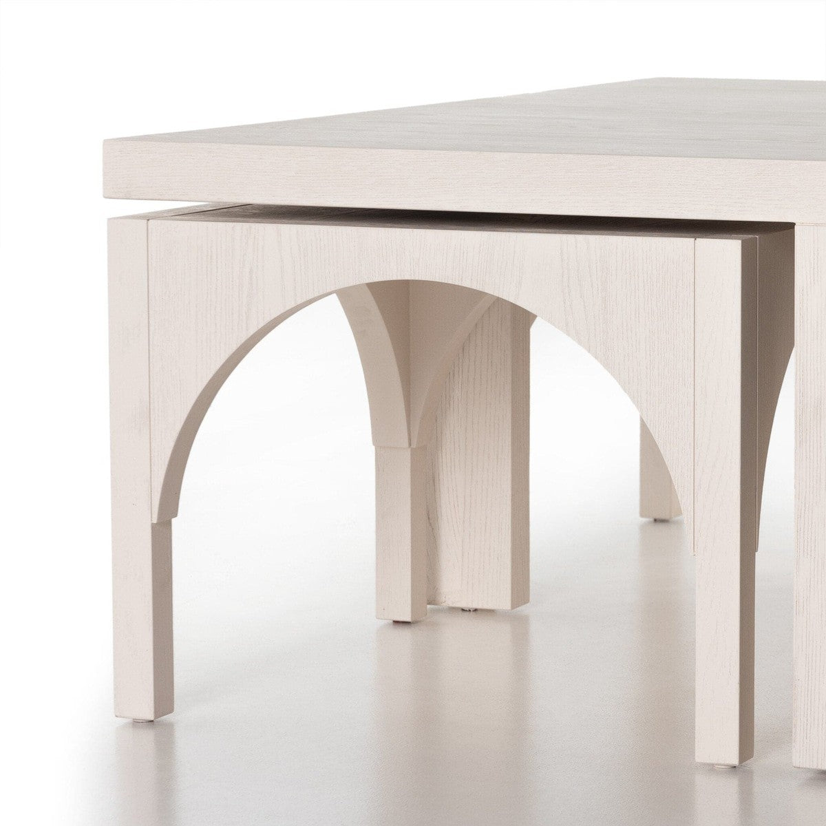 Amara Coffee Table - Off White Oak