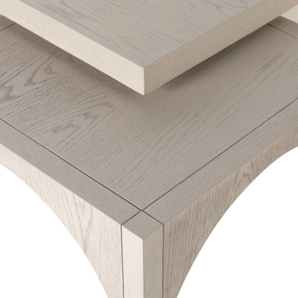 Amara Coffee Table - Off White Oak