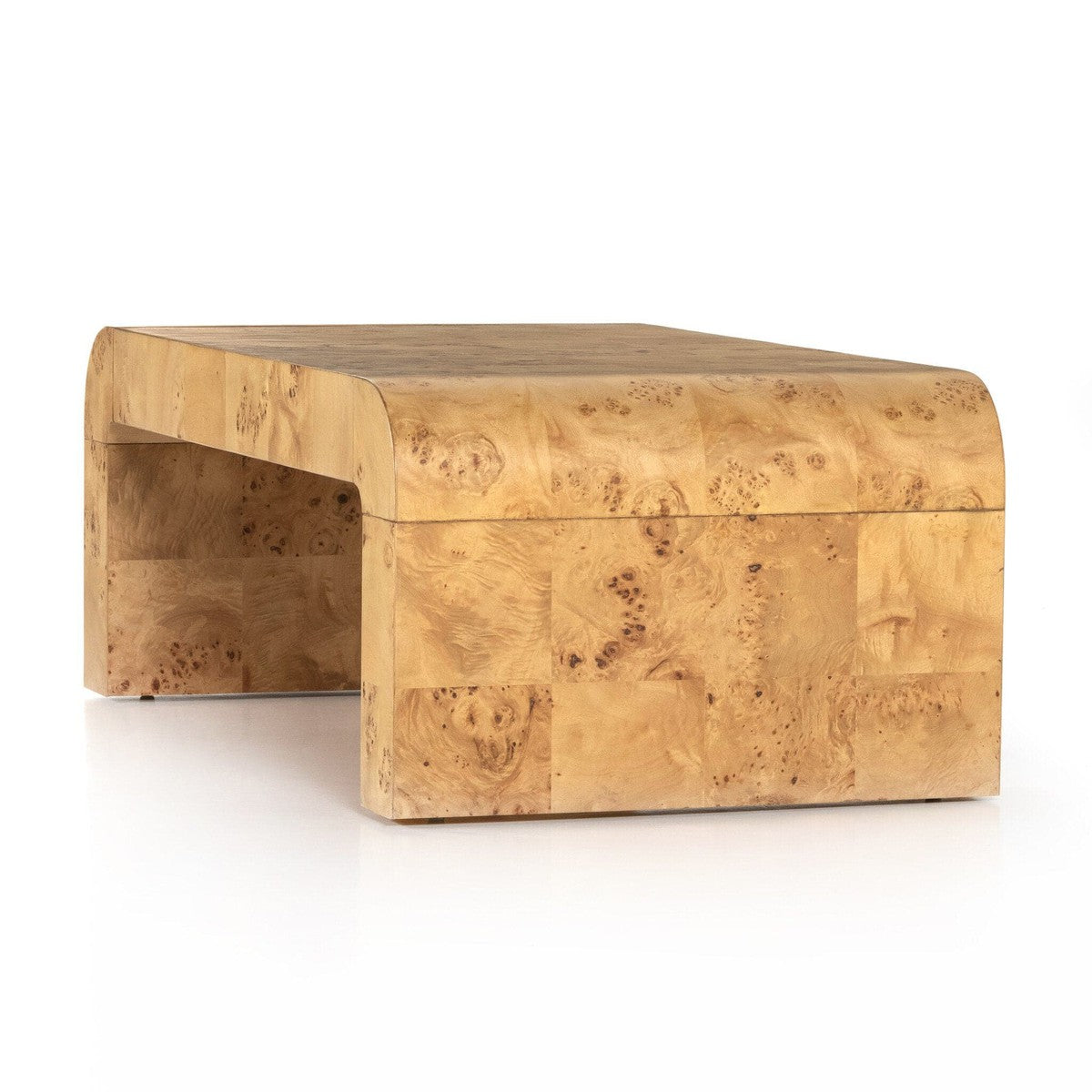 Jenson Coffee Table - Natural Poplar Burl Veneer