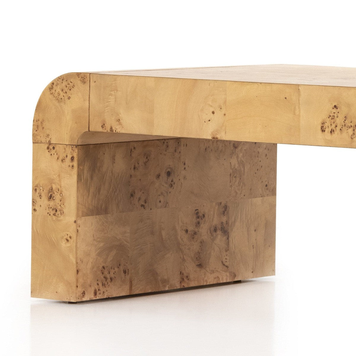 Jenson Coffee Table - Natural Poplar Burl Veneer