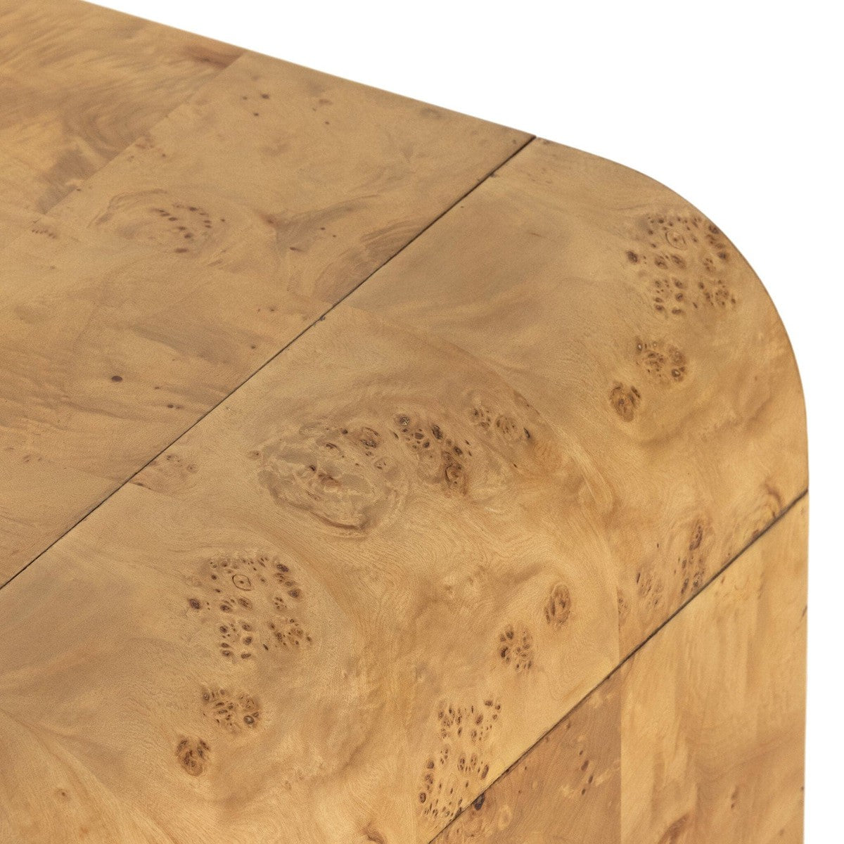 Jenson Coffee Table - Natural Poplar Burl Veneer