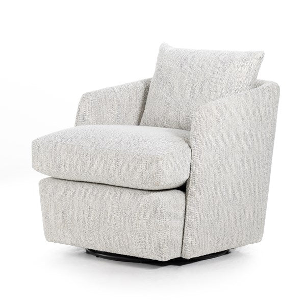 Whittaker Swivel Chair-Four Hands-FH-224906-001-Lounge ChairsMerino Cotton-3-France and Son