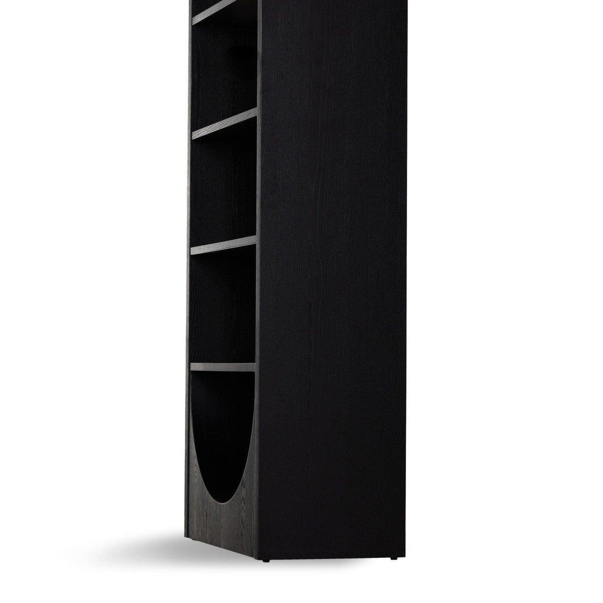 Higgs Bookcase - Brushed Ebony Oak Veneer