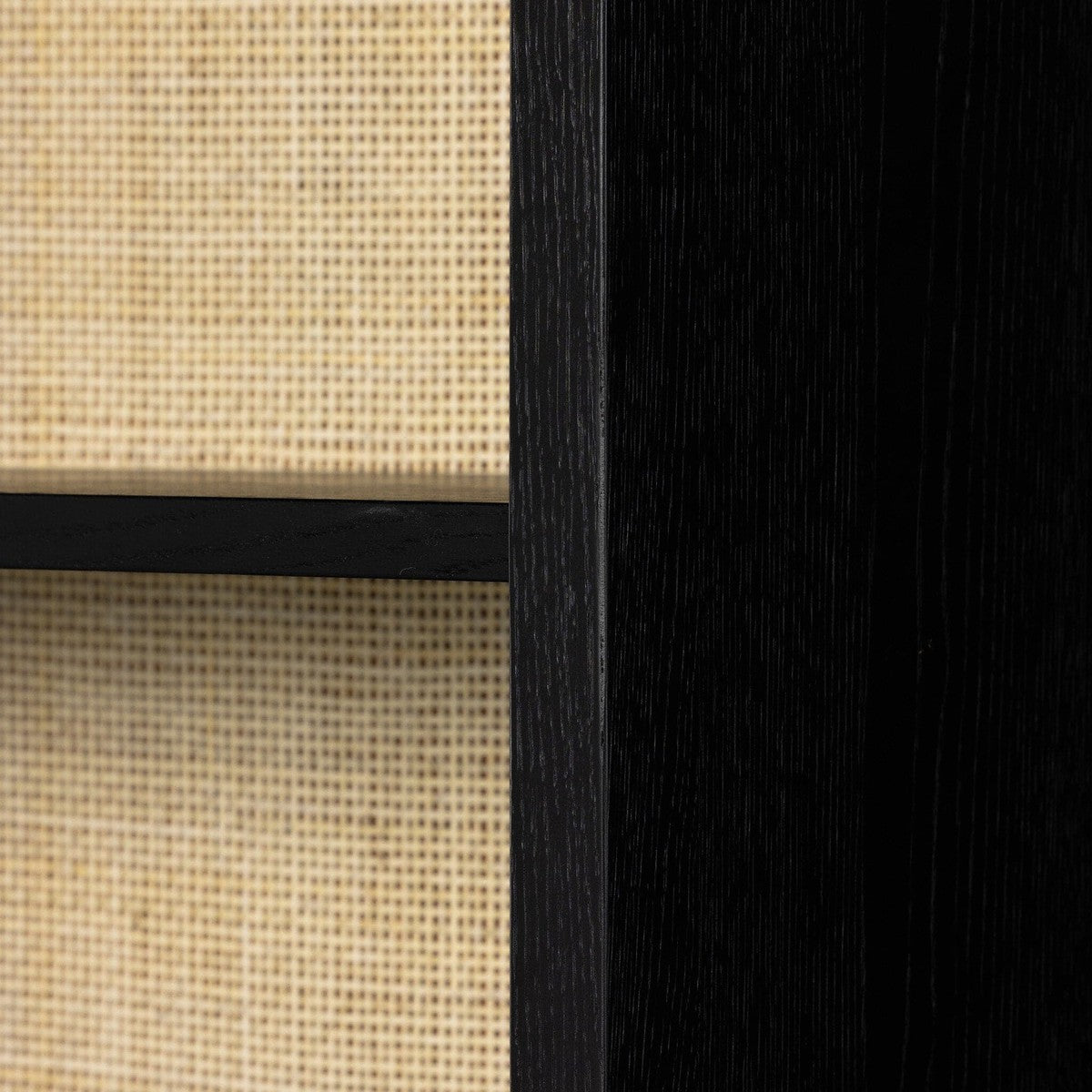 Higgs Bookcase - Brushed Ebony Oak Veneer