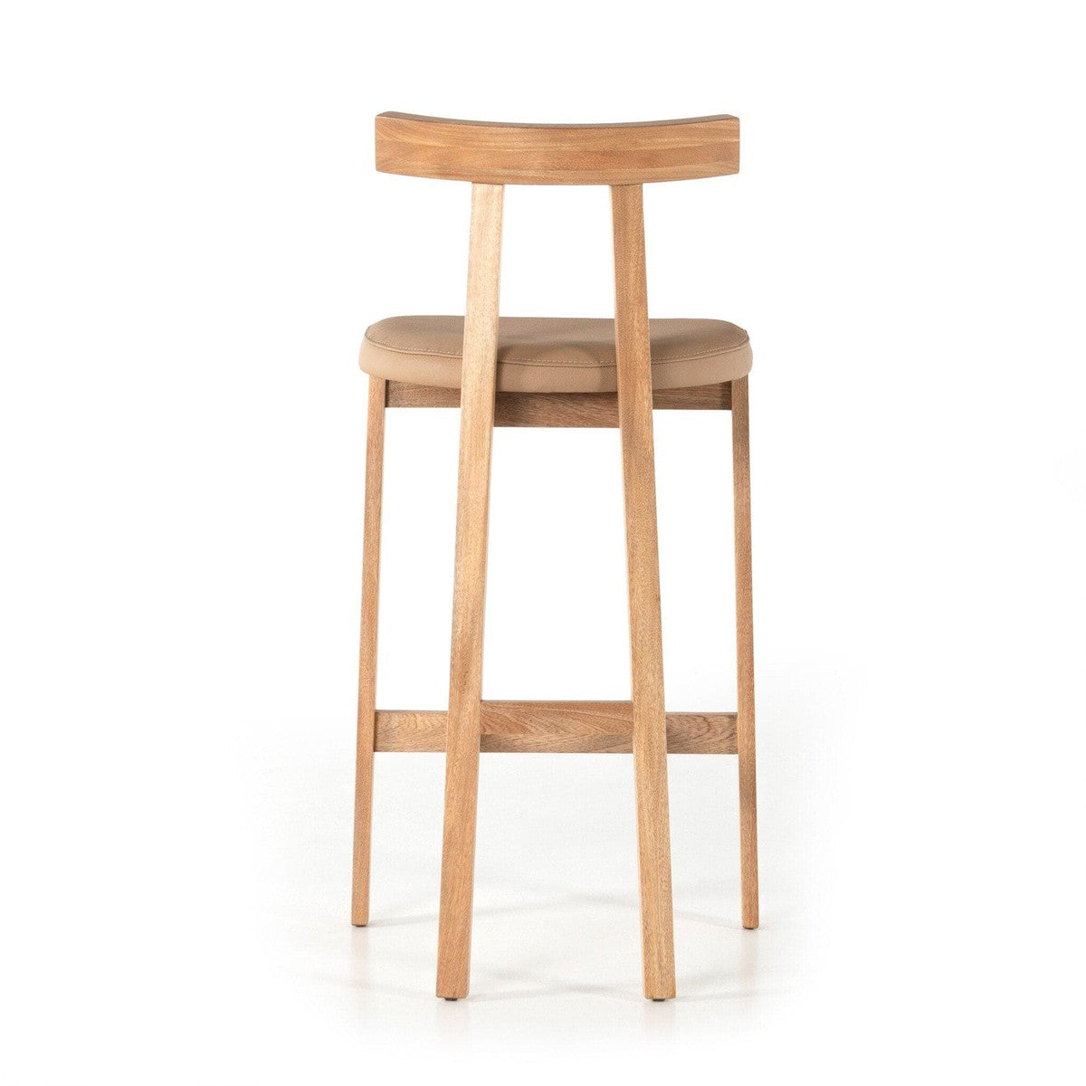 Tex Bar + Counter Stool - Natural Leather