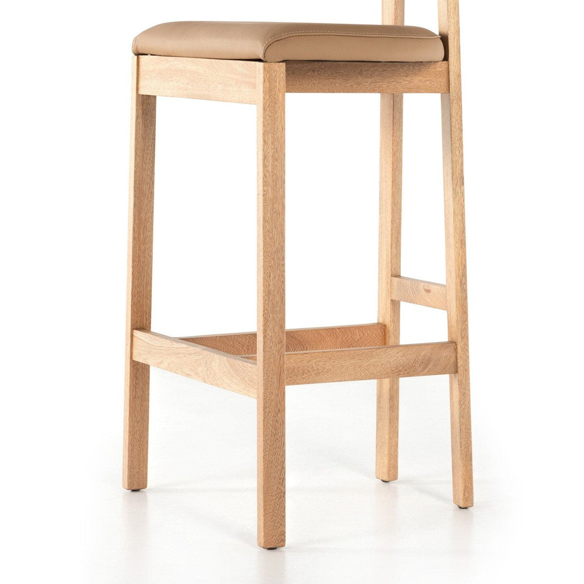 Tex Bar + Counter Stool - Natural Leather