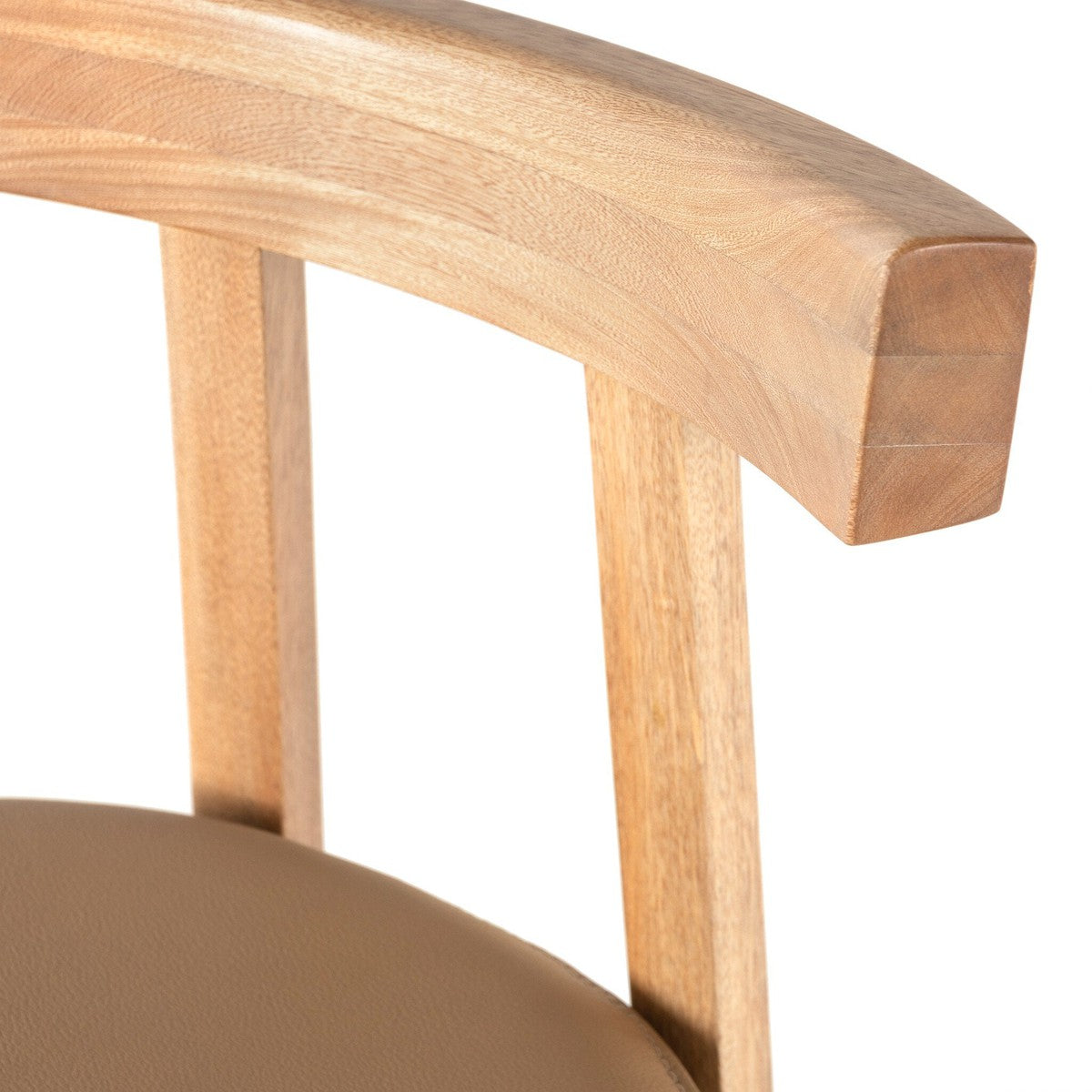 Tex Bar + Counter Stool - Natural Leather