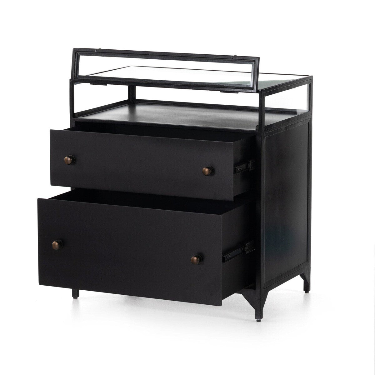 Shadow Box Nightstand - Black