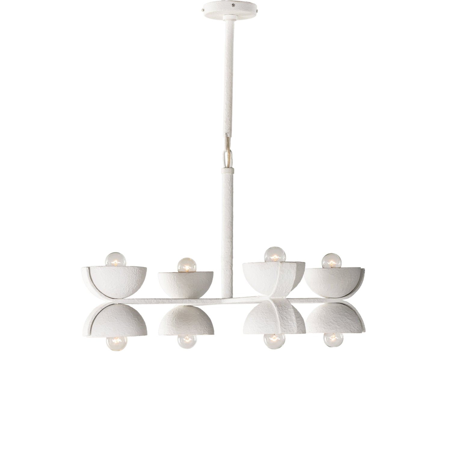 Santorini Chandelier - Matte White Plaster-Four Hands-FH-225206-002-Chandeliers-1-France and Son