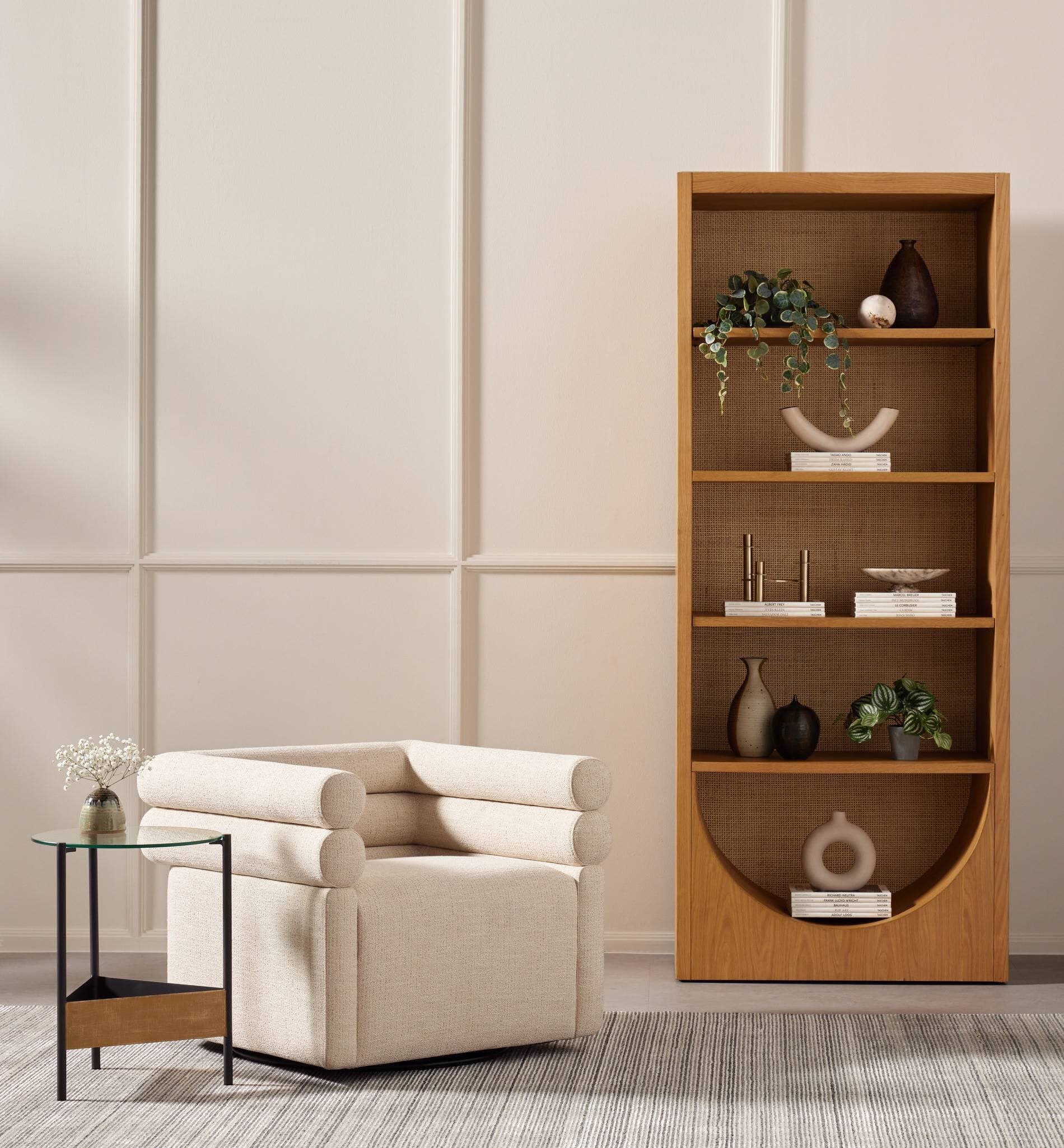 Valley Swivel Chair - Hampton Cream