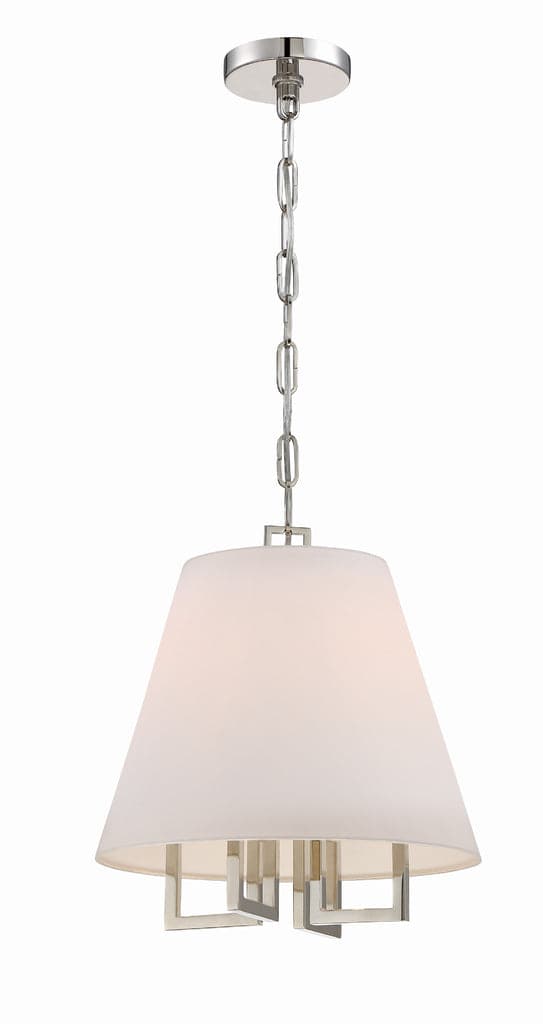 Libby Langdon Westwood 4 Light Mini Chandelier-Crystorama Lighting Company-CRYSTO-2254-PN-PendantsPolished Nickel-3-France and Son