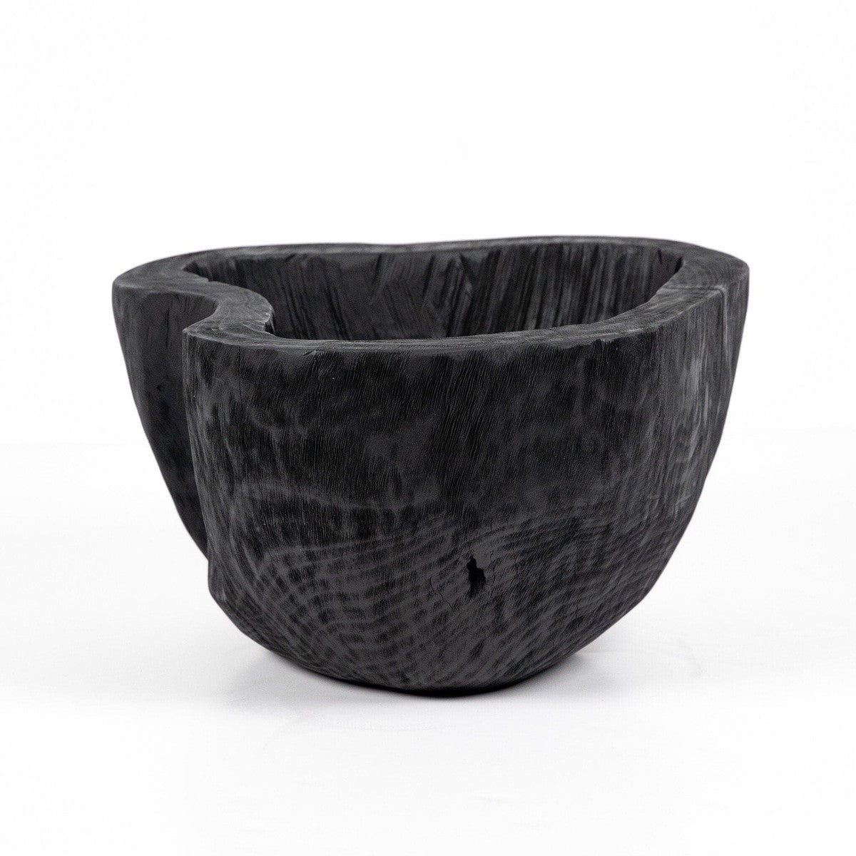 Live Edge Bowl - Carbonized Black