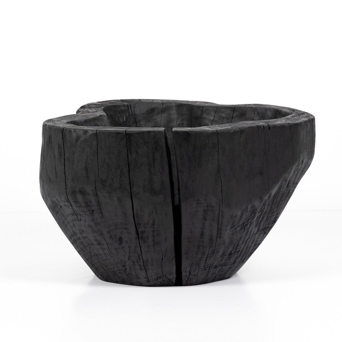 Live Edge Bowl - Carbonized Black