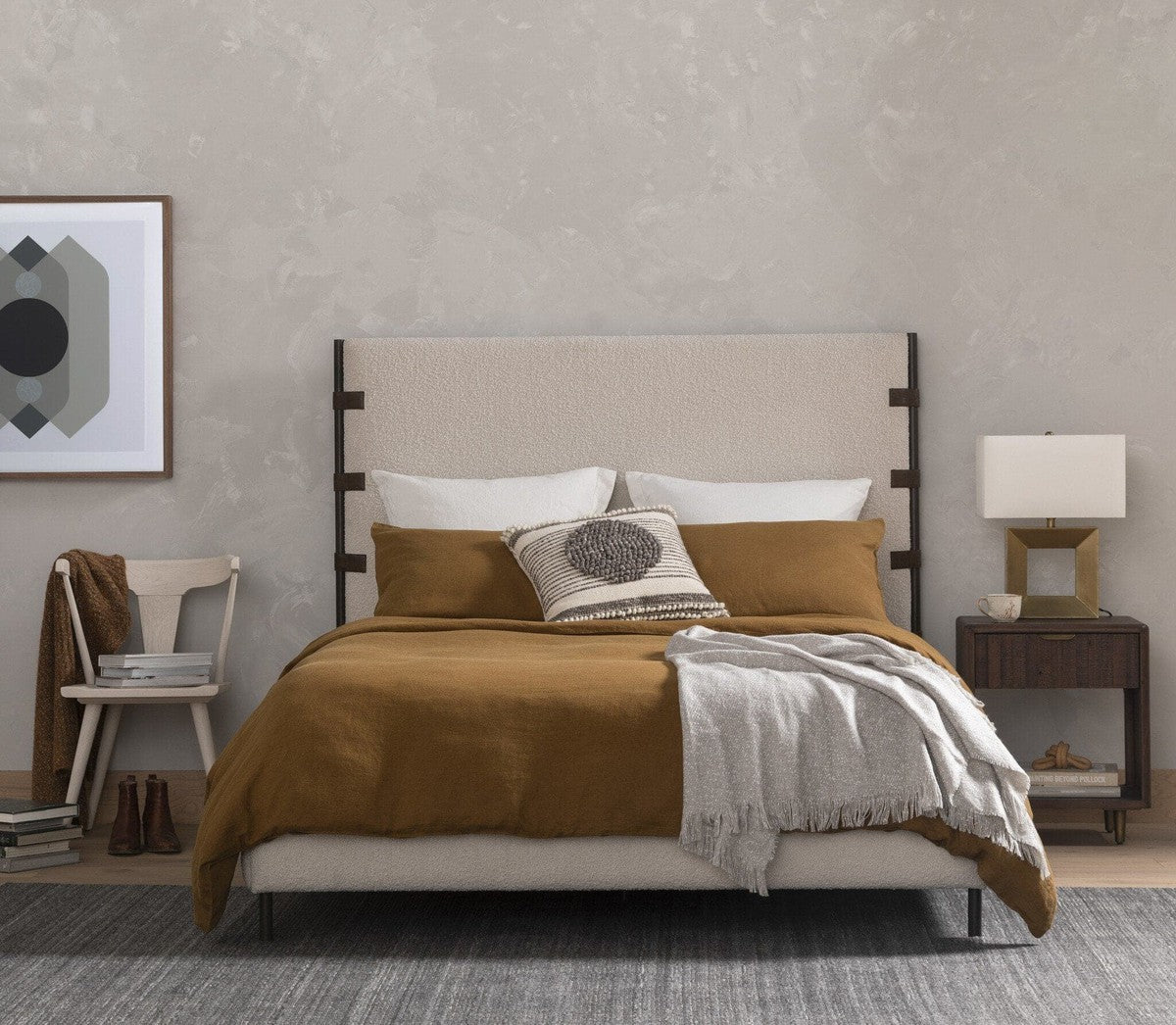 Anderson Bed - Knoll Natural- King