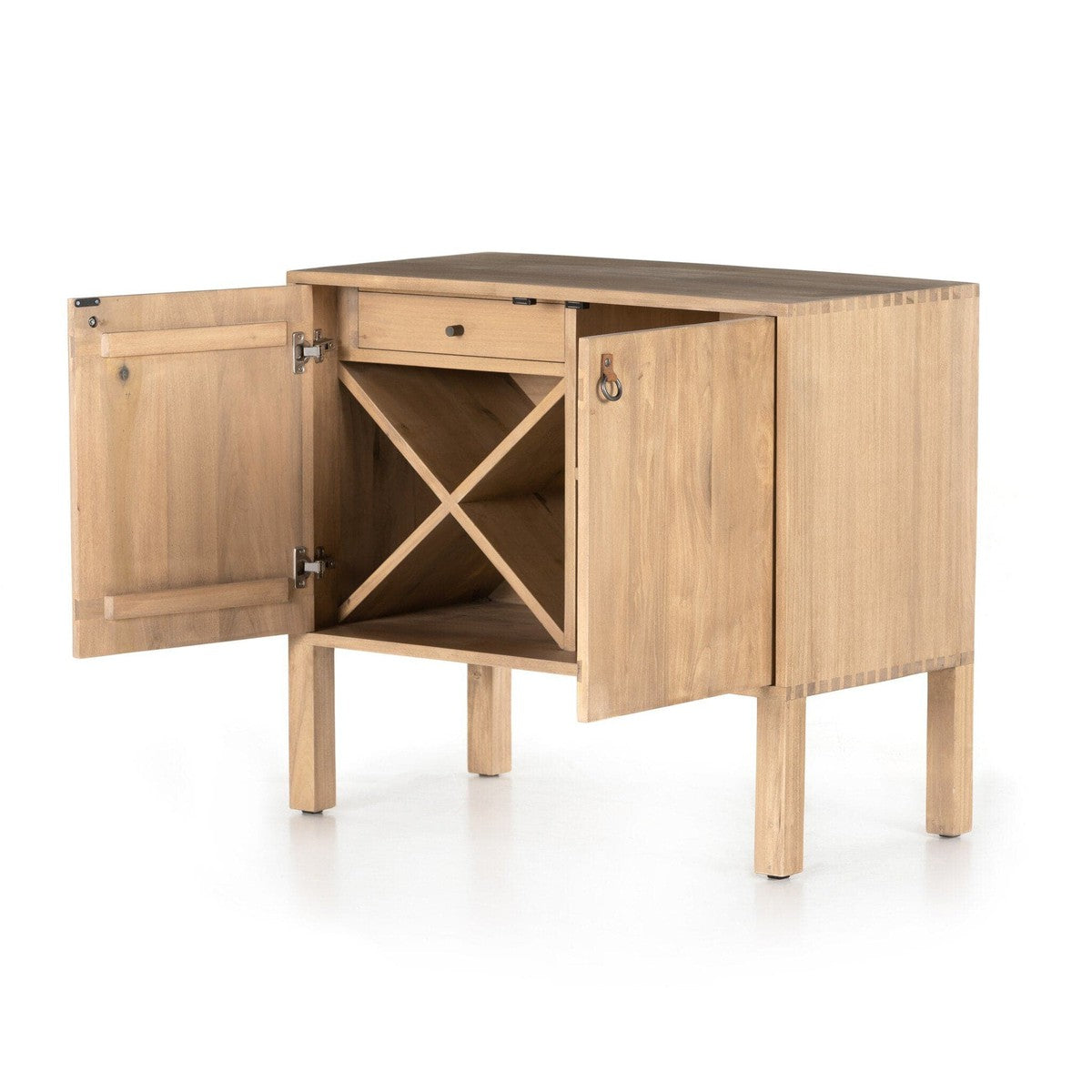 Isador Bar Cabinet - Dry Wash Poplar