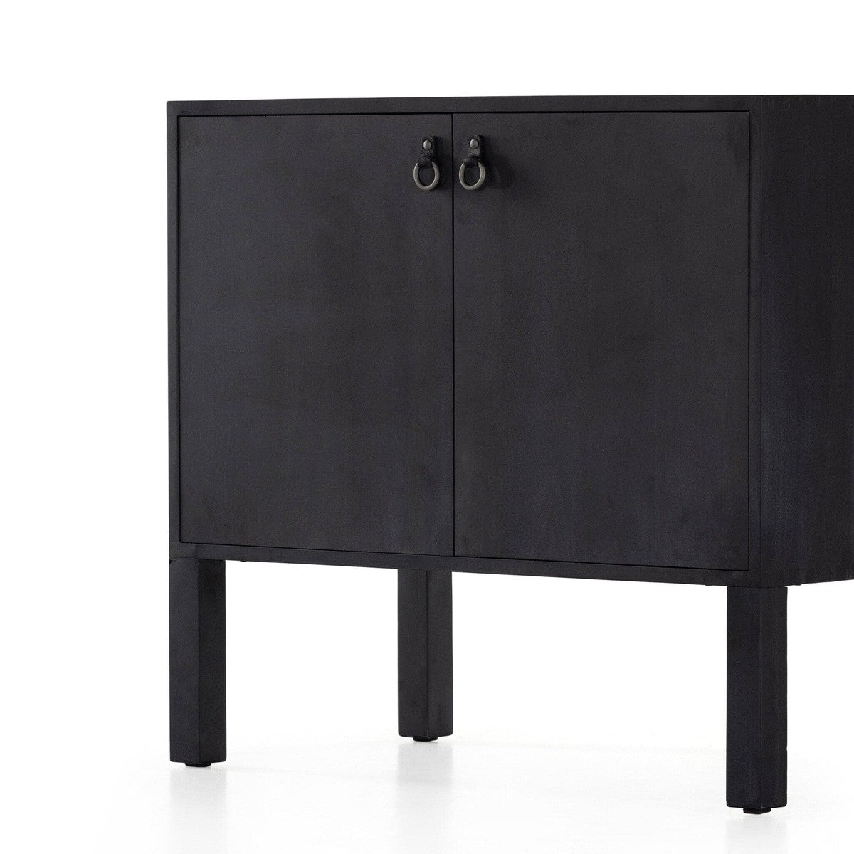 Isador Bar Cabinet - Black Wash Poplar