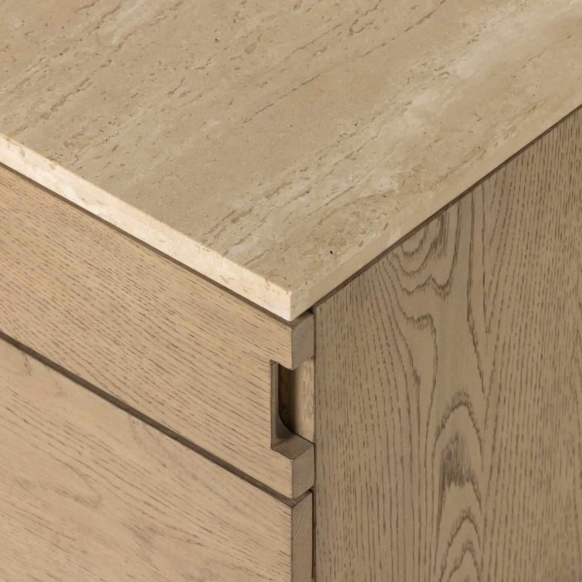 Jaylen Nightstand - Travertine