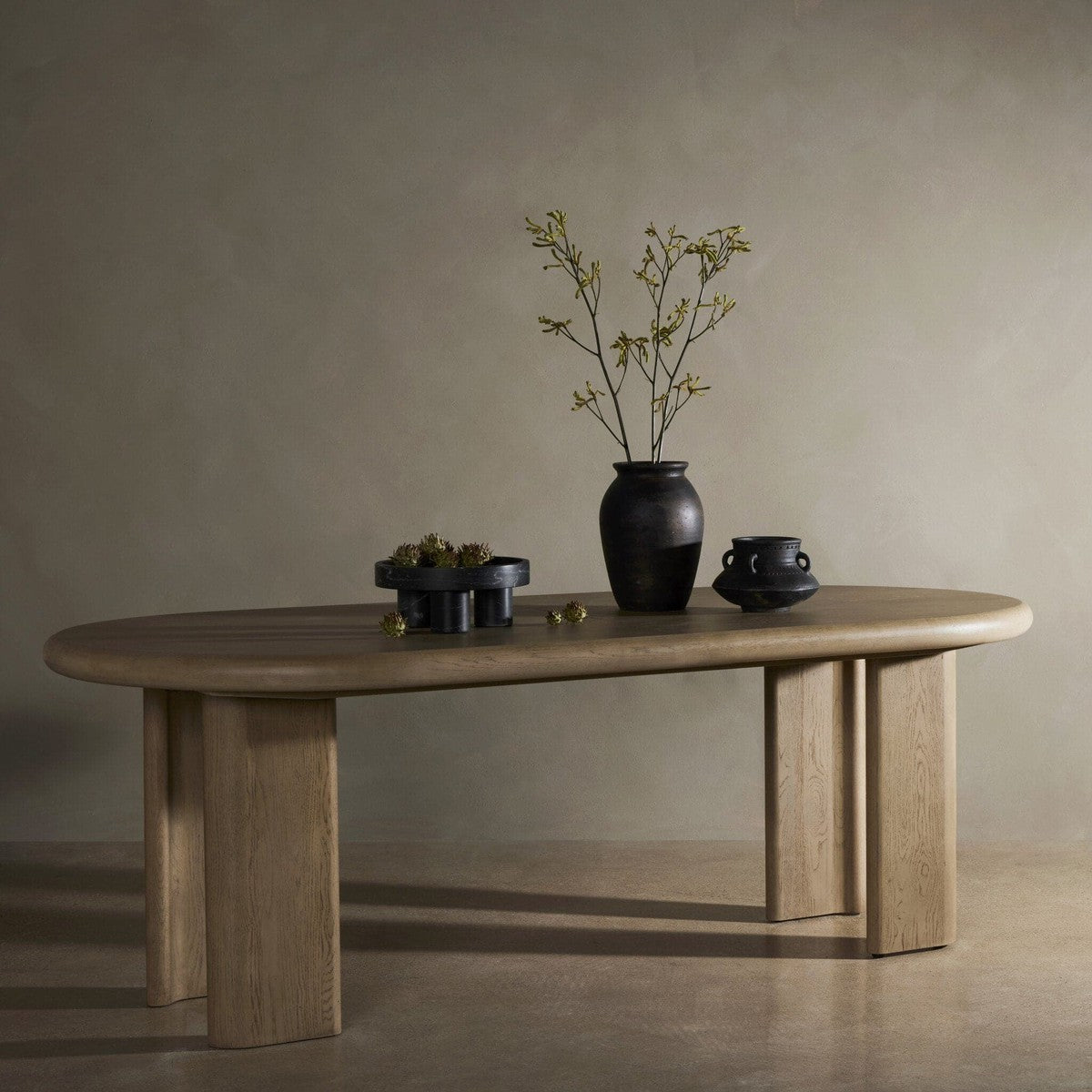 Jaylen Extension Dining Table - Light Oak Veneer