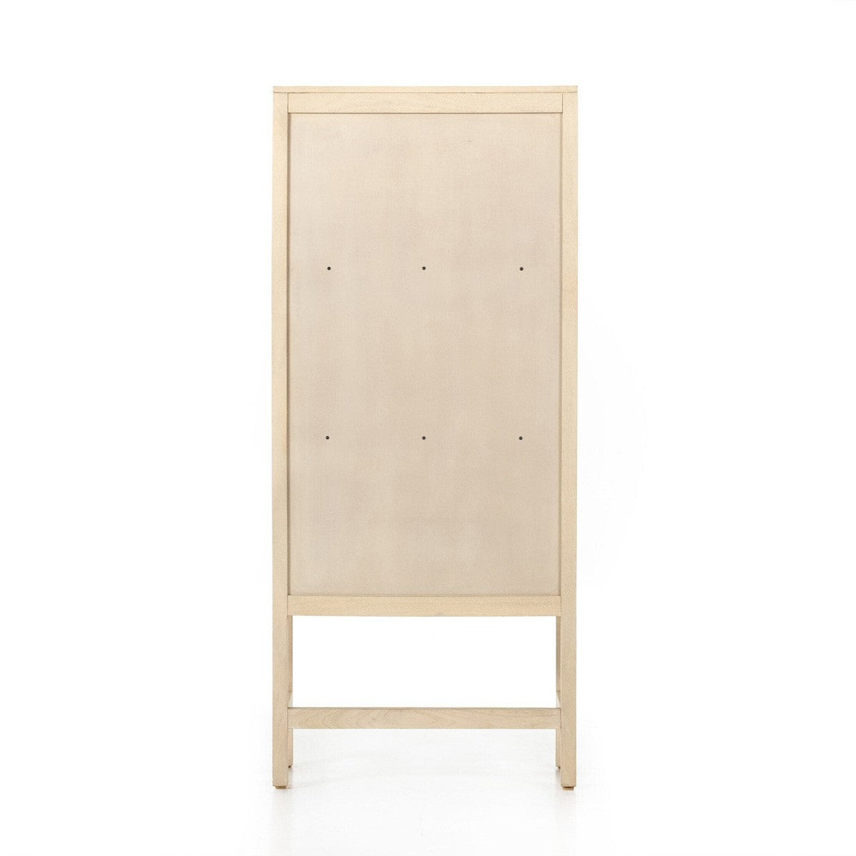 Caprice Narrow Cabinet - Natural Cane