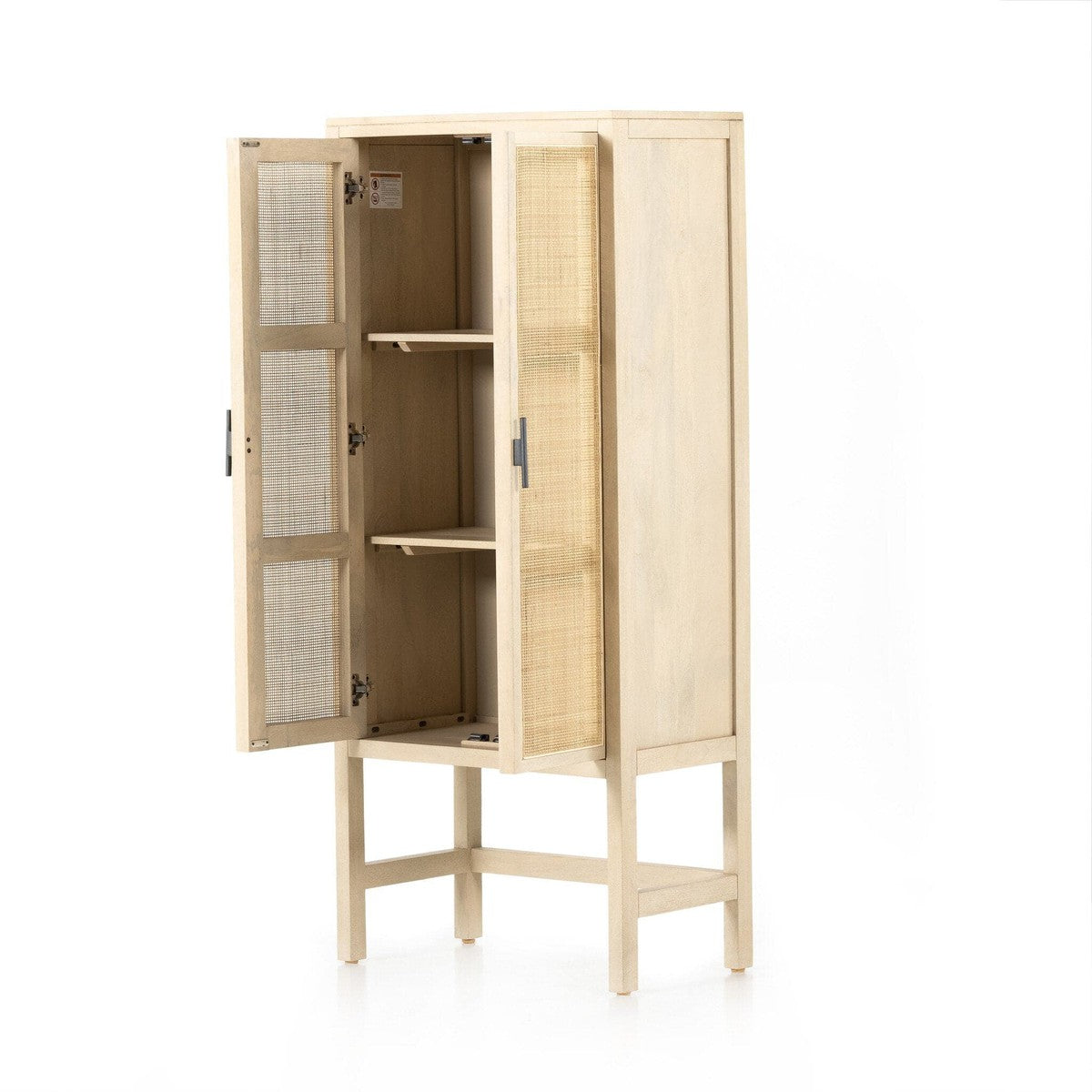 Caprice Narrow Cabinet - Natural Cane