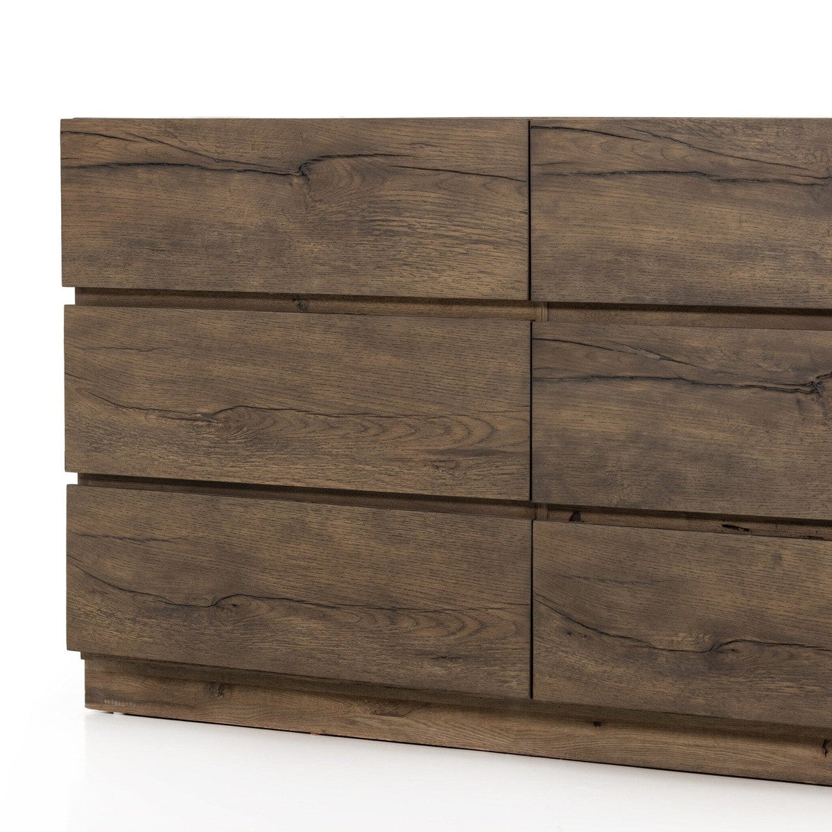 Perrin 6 Drawer Dresser - Rustic Fawn