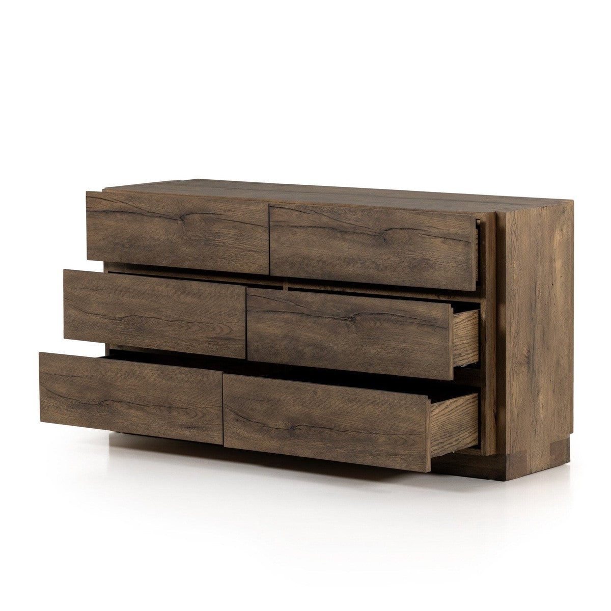 Perrin 6 Drawer Dresser - Rustic Fawn