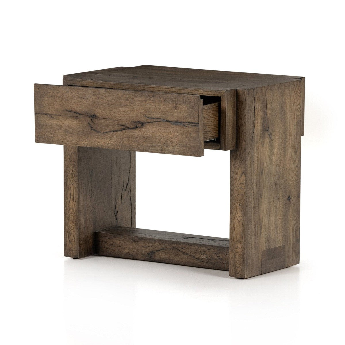 Perrin Nightstand - Rustic Fawn Veneer