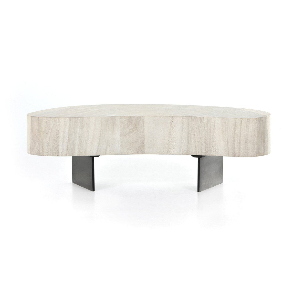 Avett Coffee Table - Bleached Guanacaste Oyster