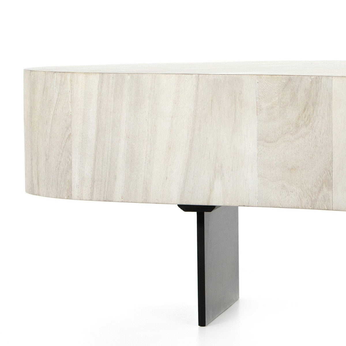 Avett Coffee Table - Bleached Guanacaste Oyster