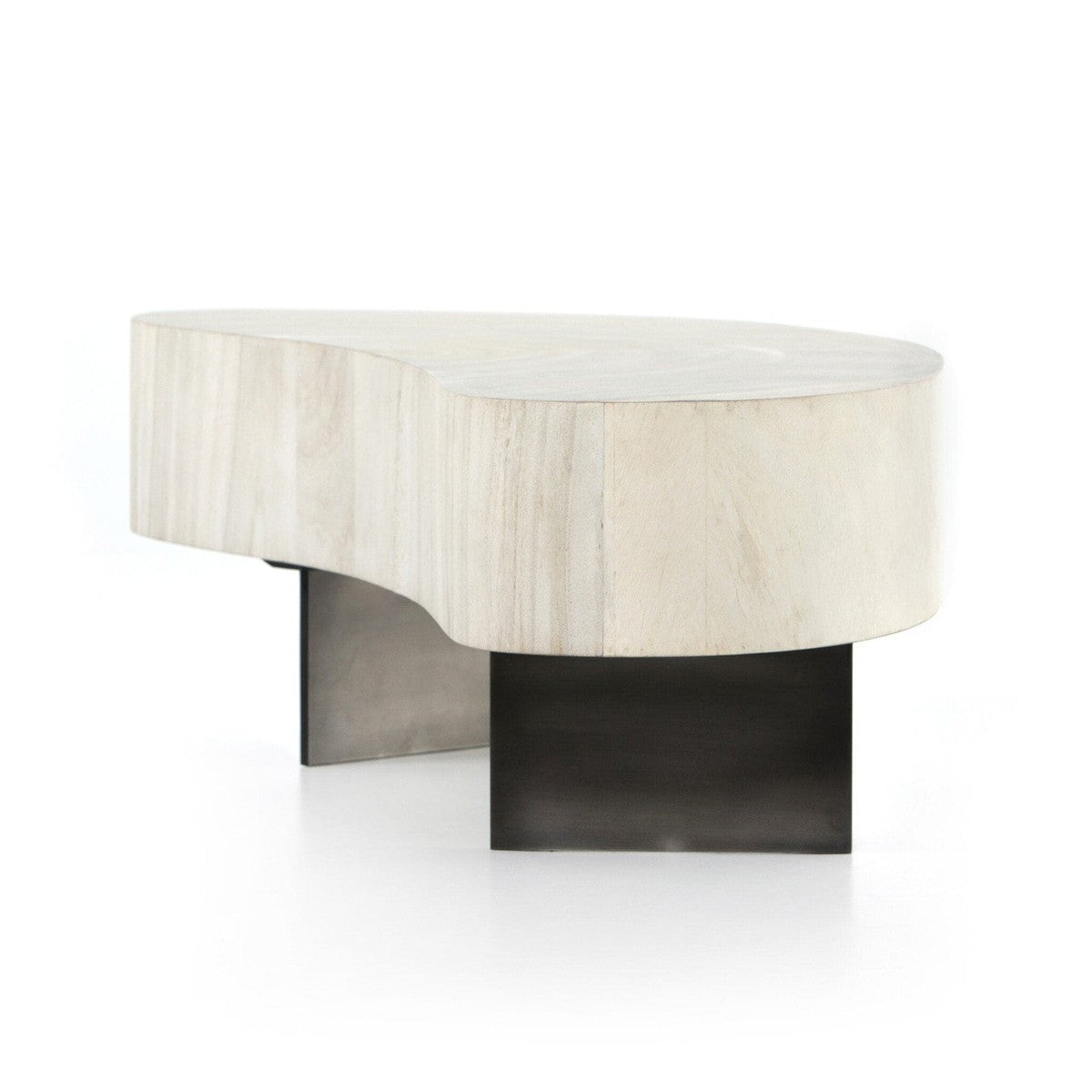 Avett Coffee Table - Bleached Guanacaste Oyster