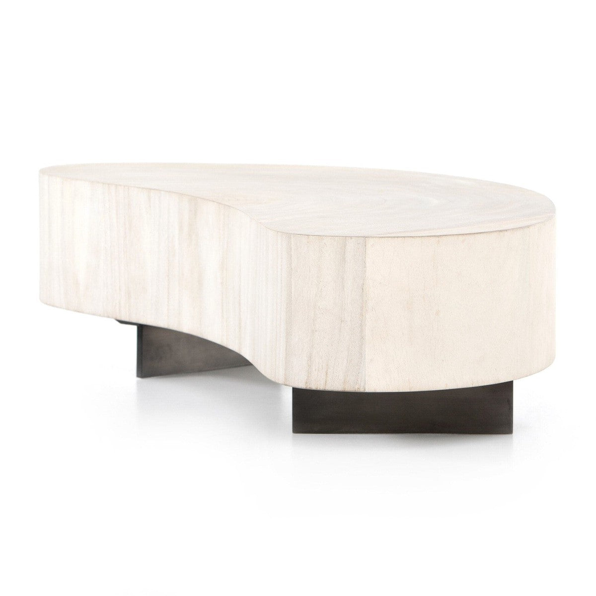 Avett Coffee Table - Bleached Guanacaste Oyster