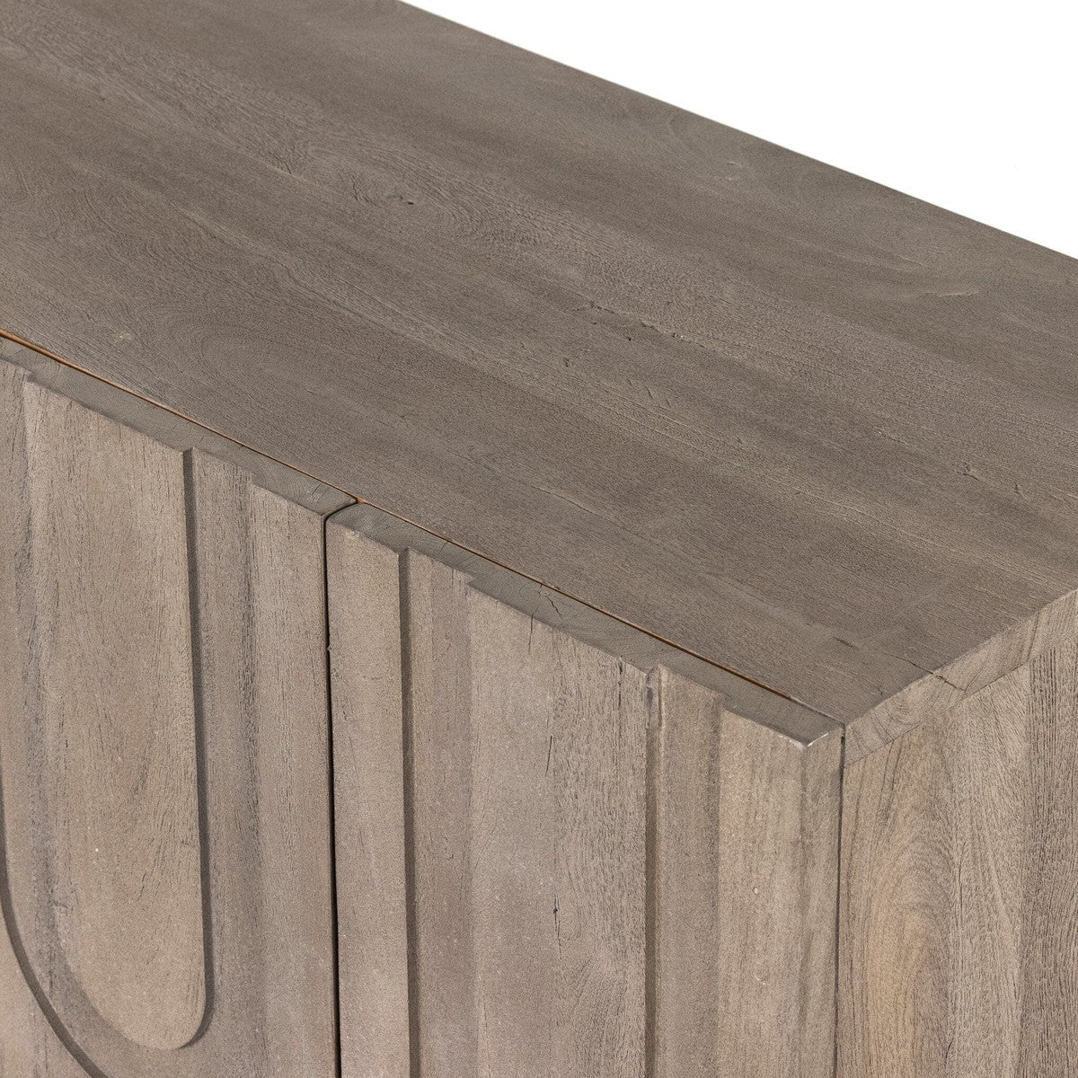 Rivka Media Console - Aged Grey