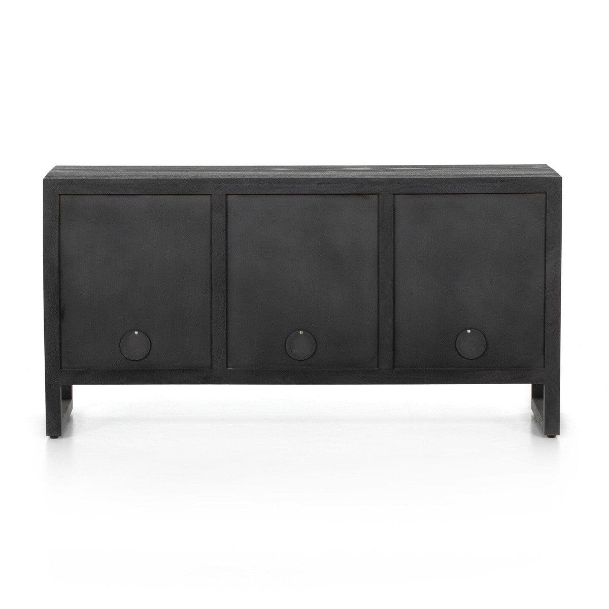 Lorne Media Console - Dark Reeded Totem