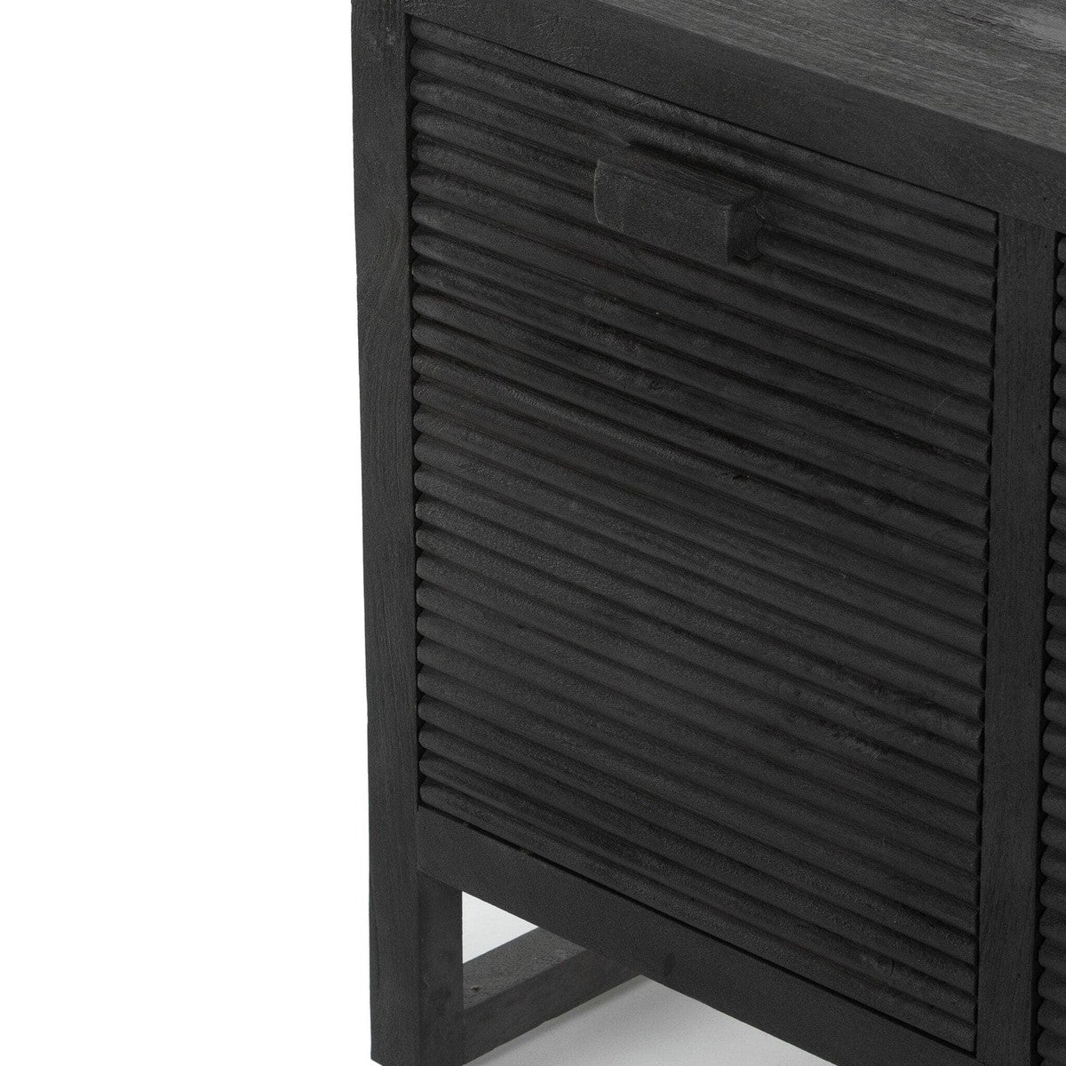 Lorne Media Console - Dark Reeded Totem