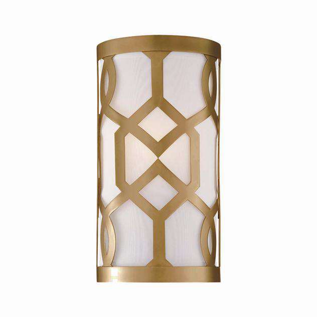 Libby Langdon Jennings 1 Light Sconce-Crystorama Lighting Company-CRYSTO-2262-AG-Wall LightingAged Brass-1-France and Son