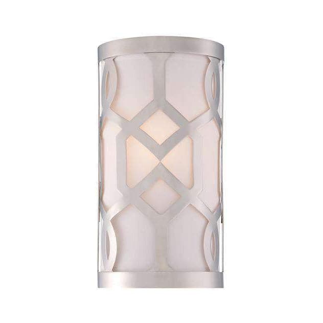 Libby Langdon Jennings 1 Light Sconce-Crystorama Lighting Company-CRYSTO-2262-PN-Wall LightingPolished Nickel-2-France and Son