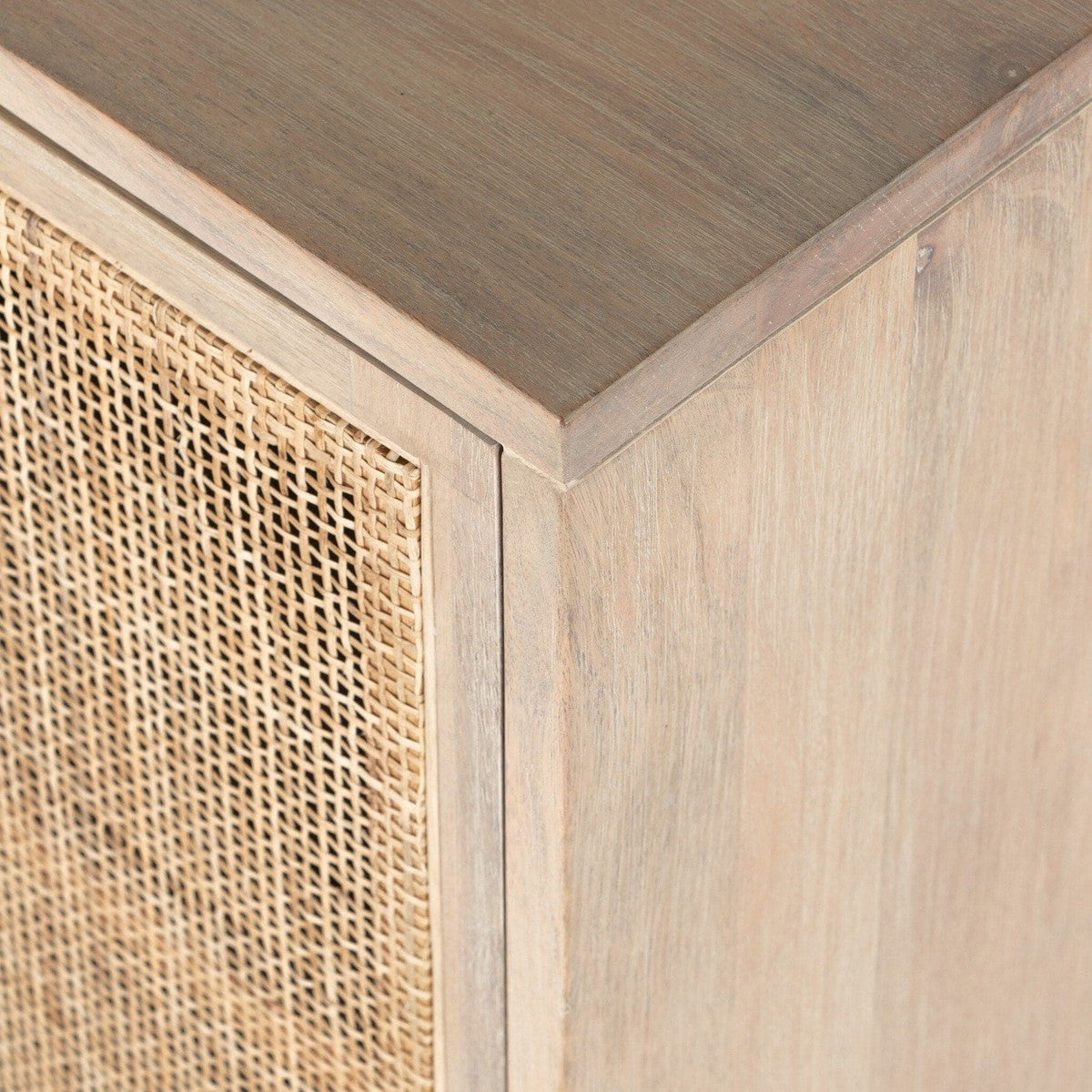 Clarita Sideboard - White Wash Mango