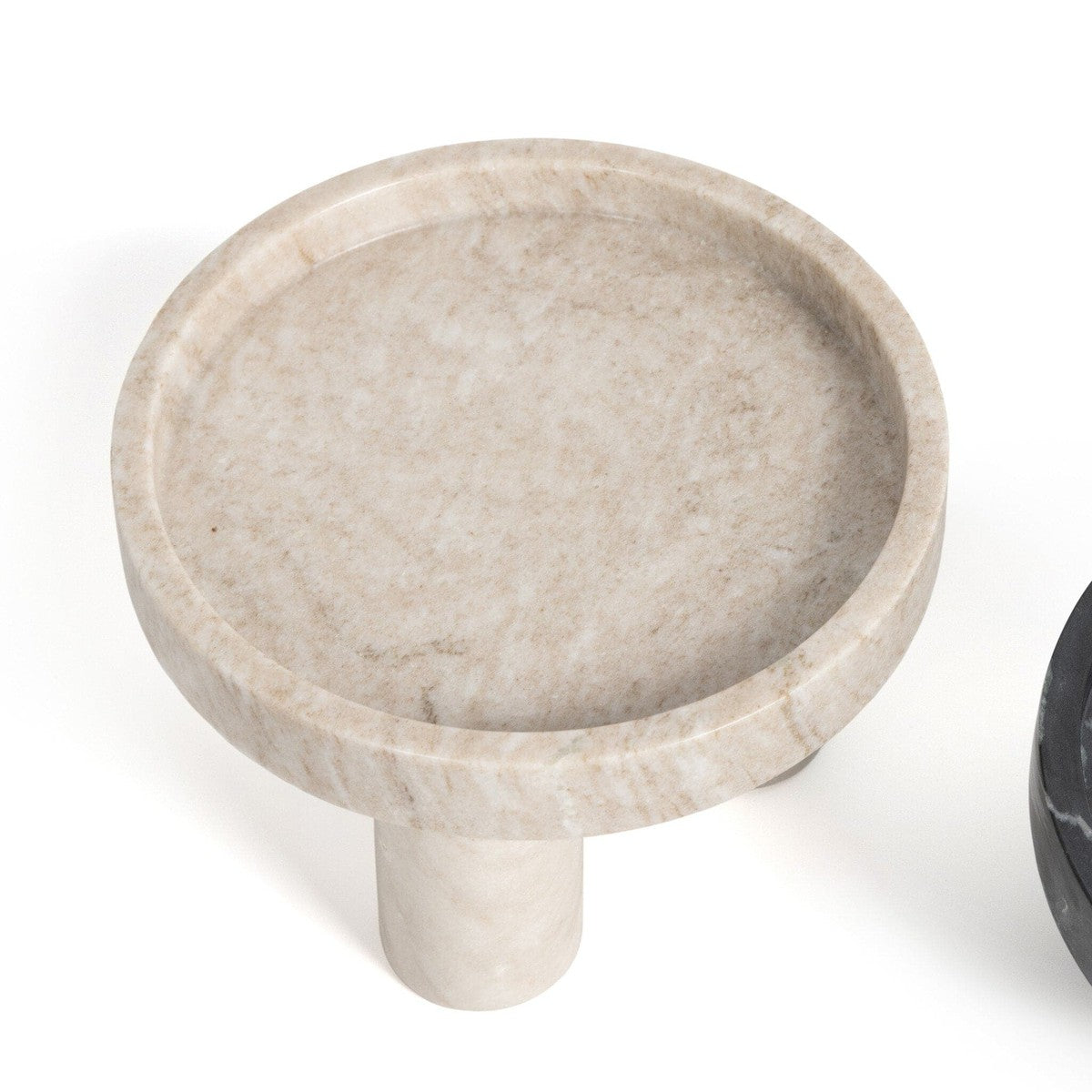 Kanto Bowls, Set Of 2 - Black Marble