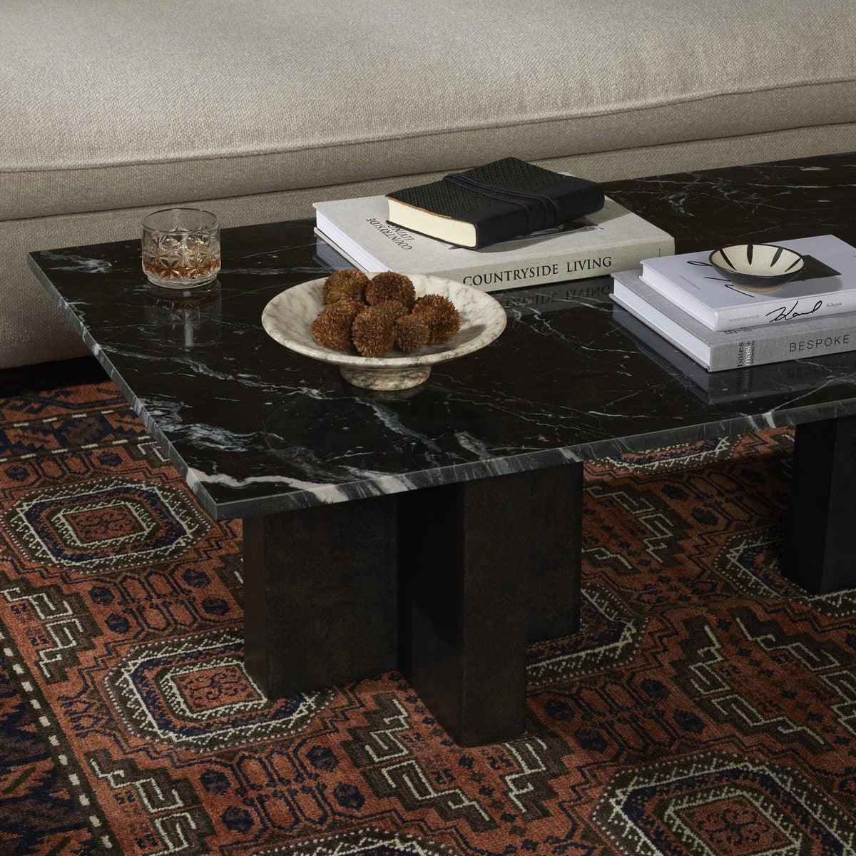 Terrell Coffee Table - Black Marble