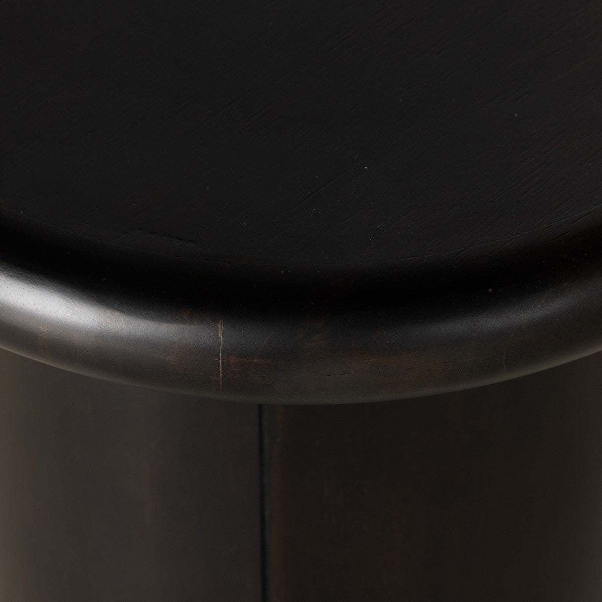 Zach End Table - Charcoal Parawood Solid