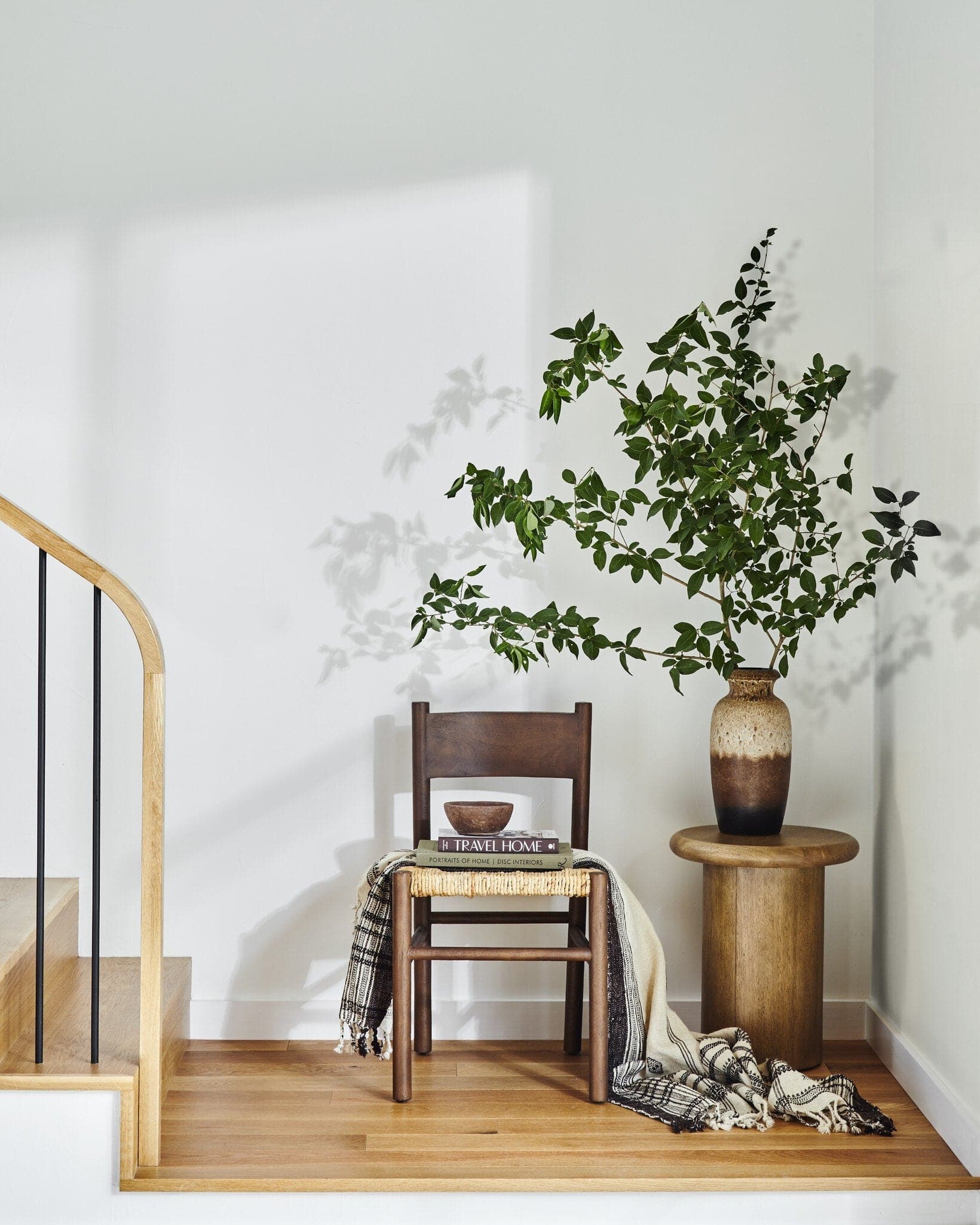 Zach End Table - Burnished Parawood