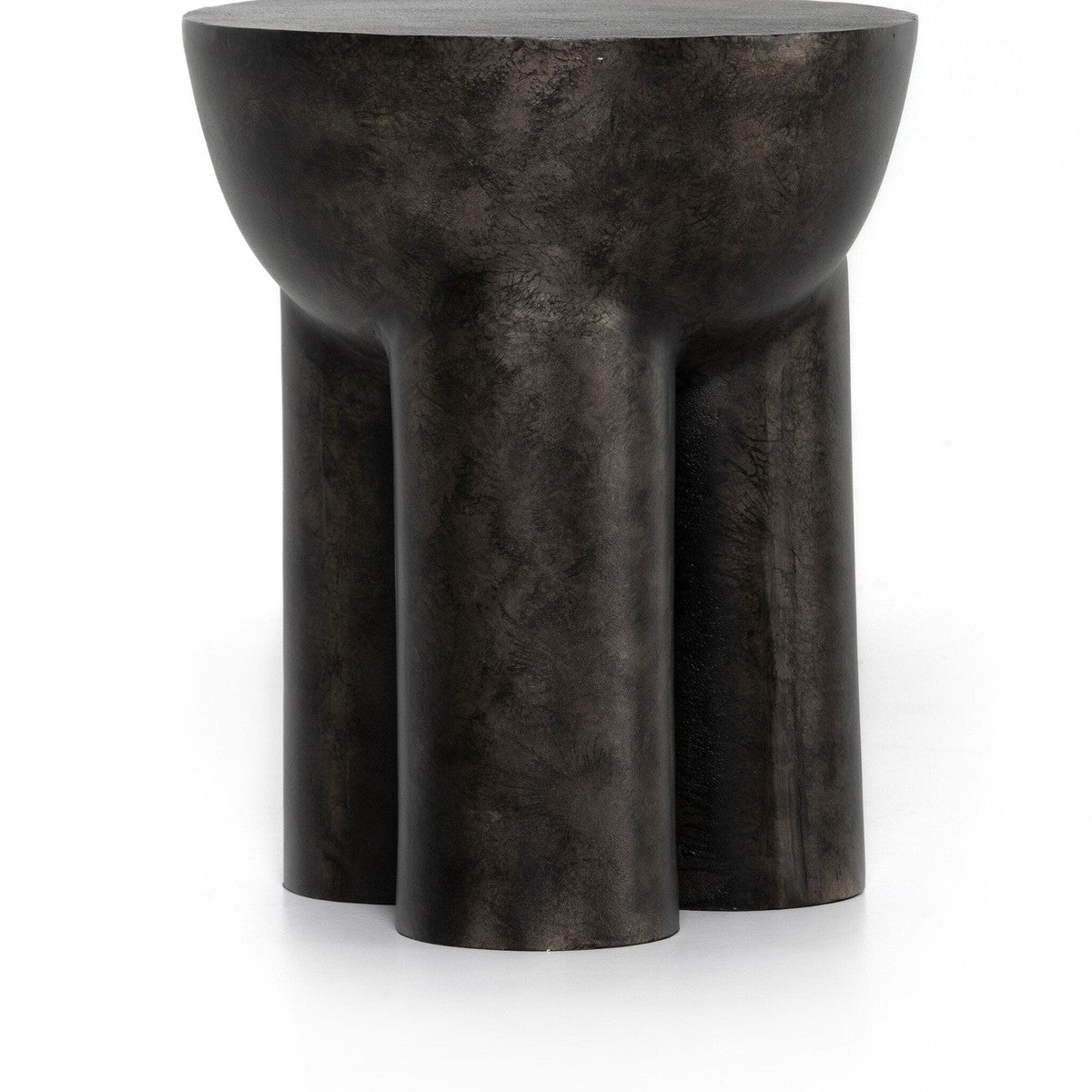 Sante End Table - Raw Black