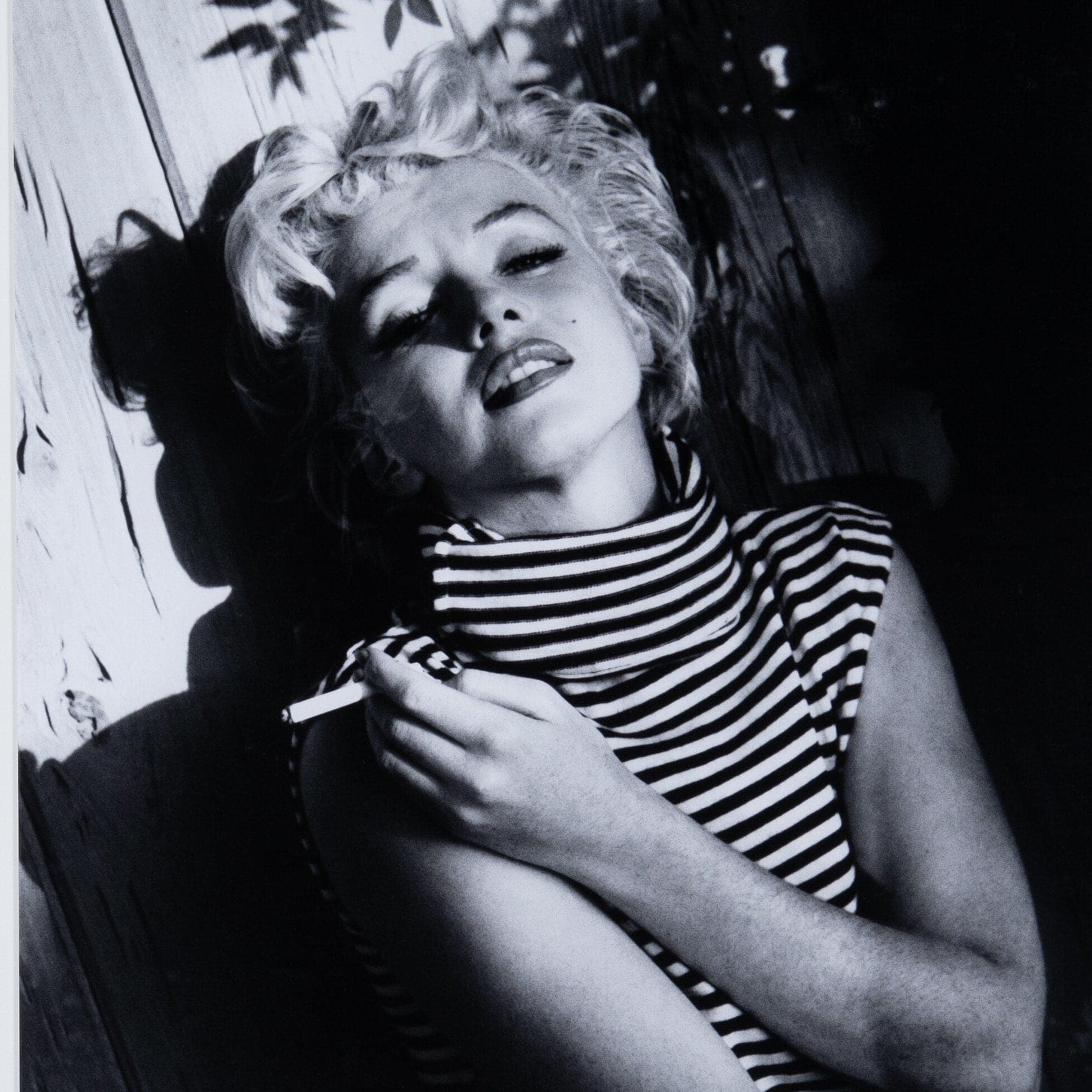 Marilyn Monroe Relaxing by Getty Images - Black 2.5 Maple